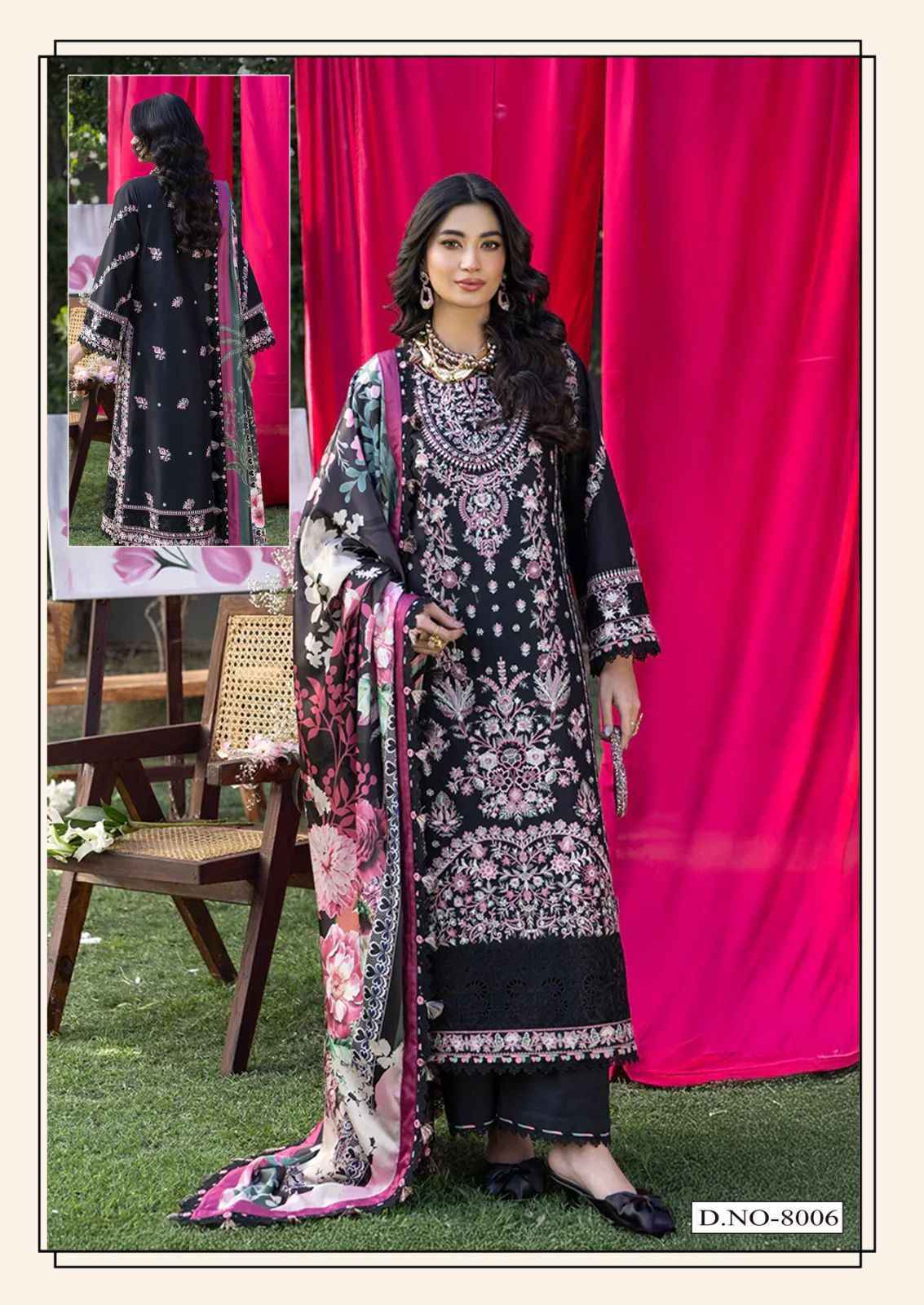Hala Ramsha Vol 8 Readymade Cotton Suits 6 pcs Catalogue