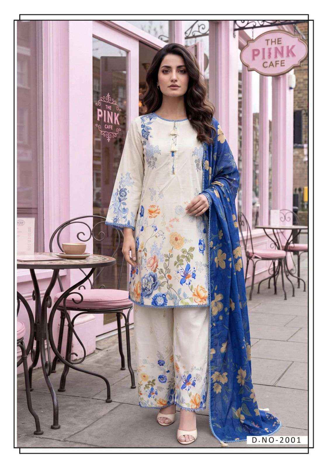 Hala Rang E Bahar Vol 2 Pakistani Print Cotton Salwar Kameez _ Surat Wholesale Market Price ( 6 Pcs Catalog )