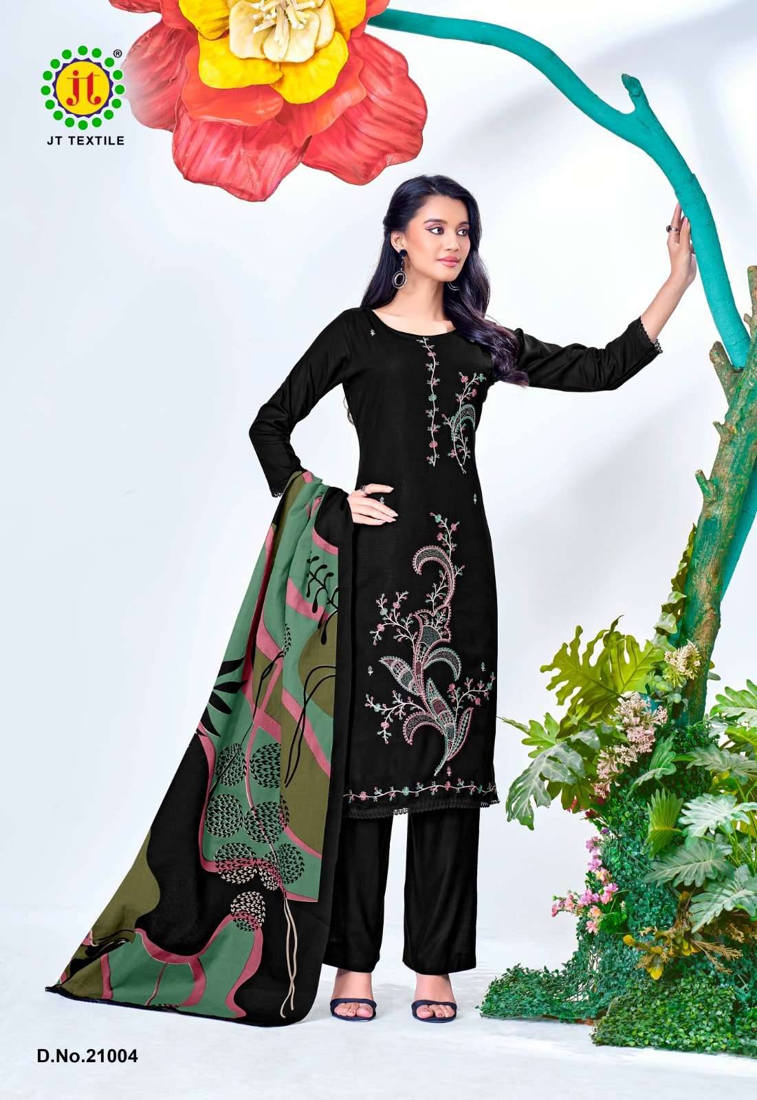 Jt Black Mango Vol 21 Fancy Rayon Salwar Kameez 5 Pcs Catalog 