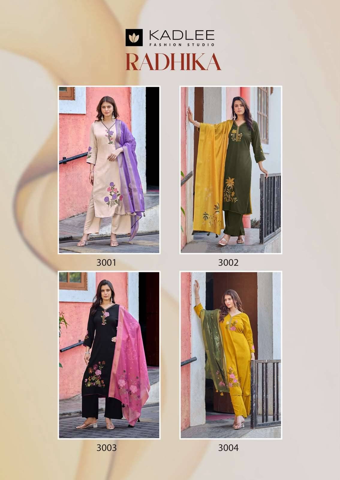 Kadlee Radhika Readymade suits | Surat Wholesale 4 Pcs Catalogue