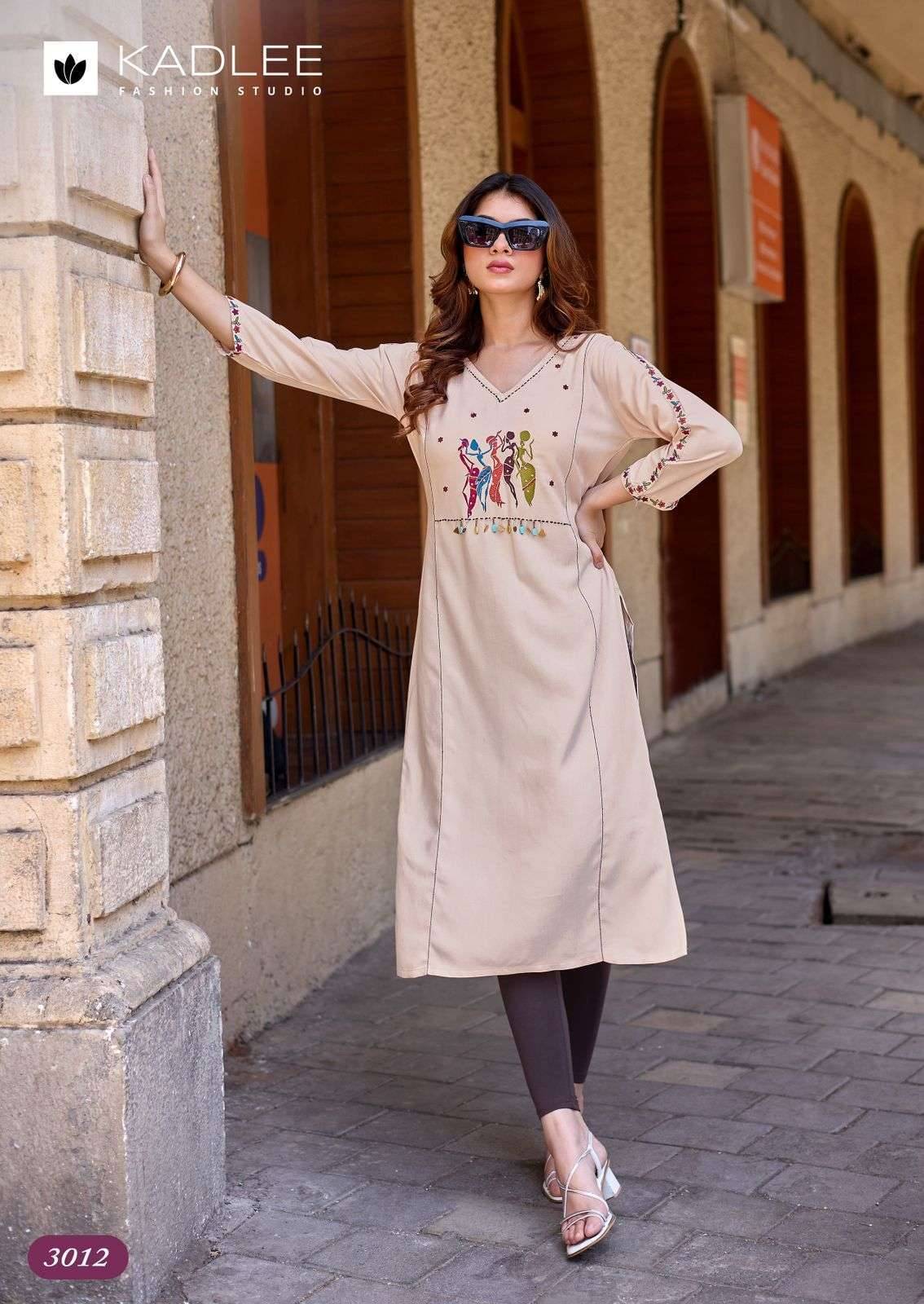 Kadlee Yashvi Vol 2 Reyon Kurti At Wholesale Price 6 Pcs Catalog