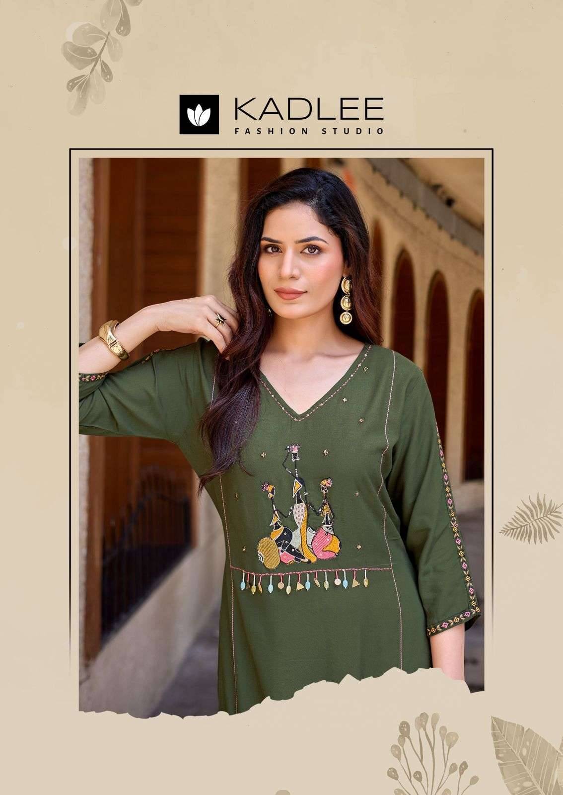 Kadlee Yashvi Vol 2 Reyon Kurti At Wholesale Price 6 Pcs Catalog