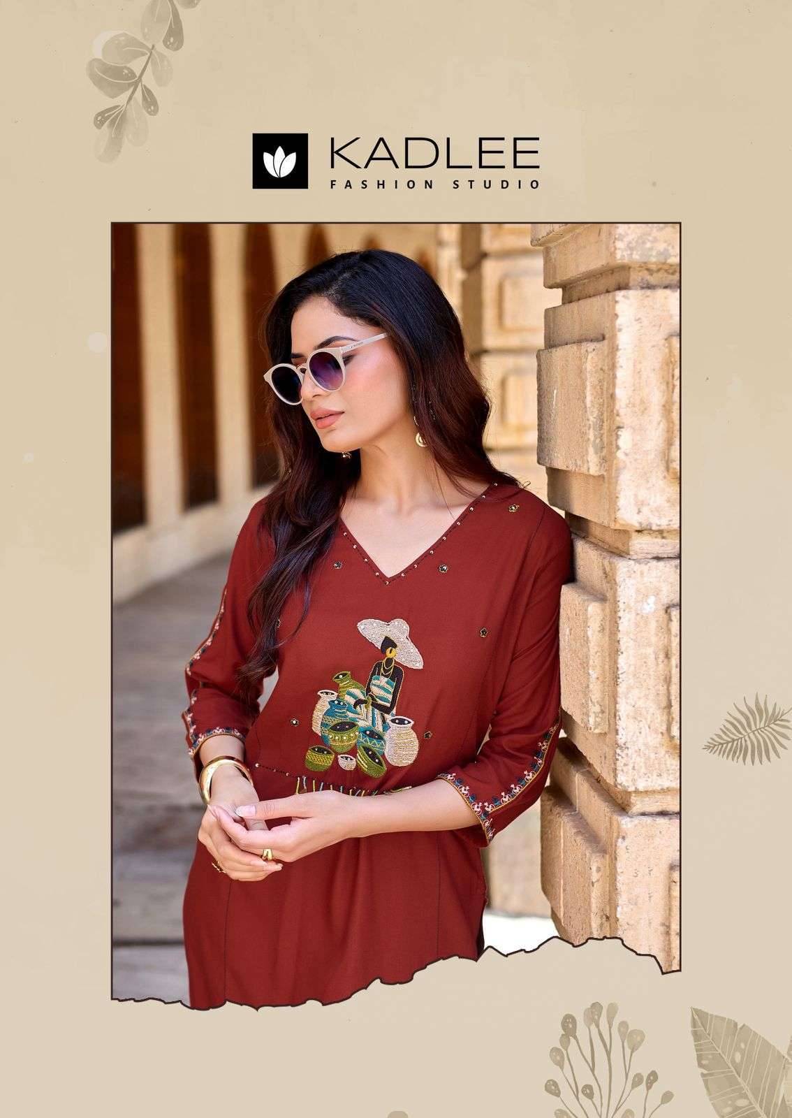 Kadlee Yashvi Vol 2 Reyon Kurti At Wholesale Price 6 Pcs Catalog