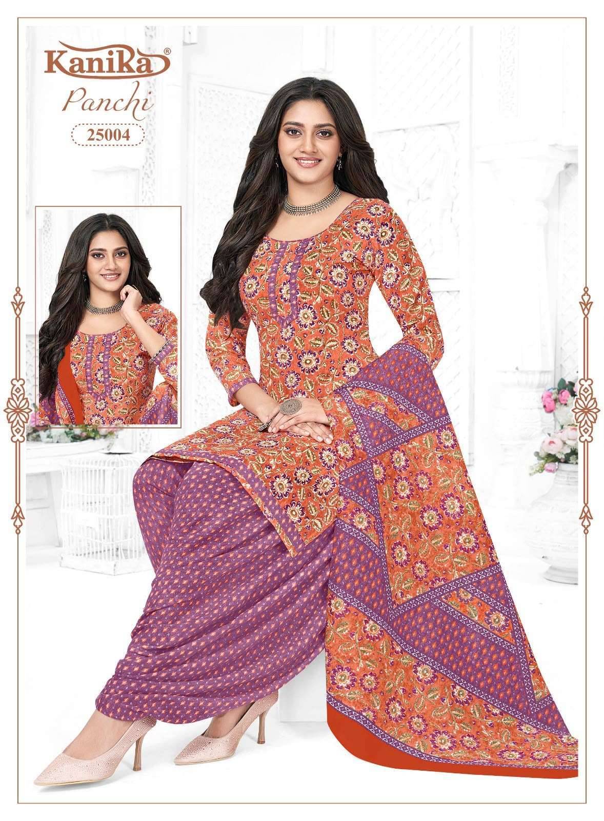 Kanika Panchi Vol 25 Readymade Cotton Patiyala Suits 12 Pcs Catalog