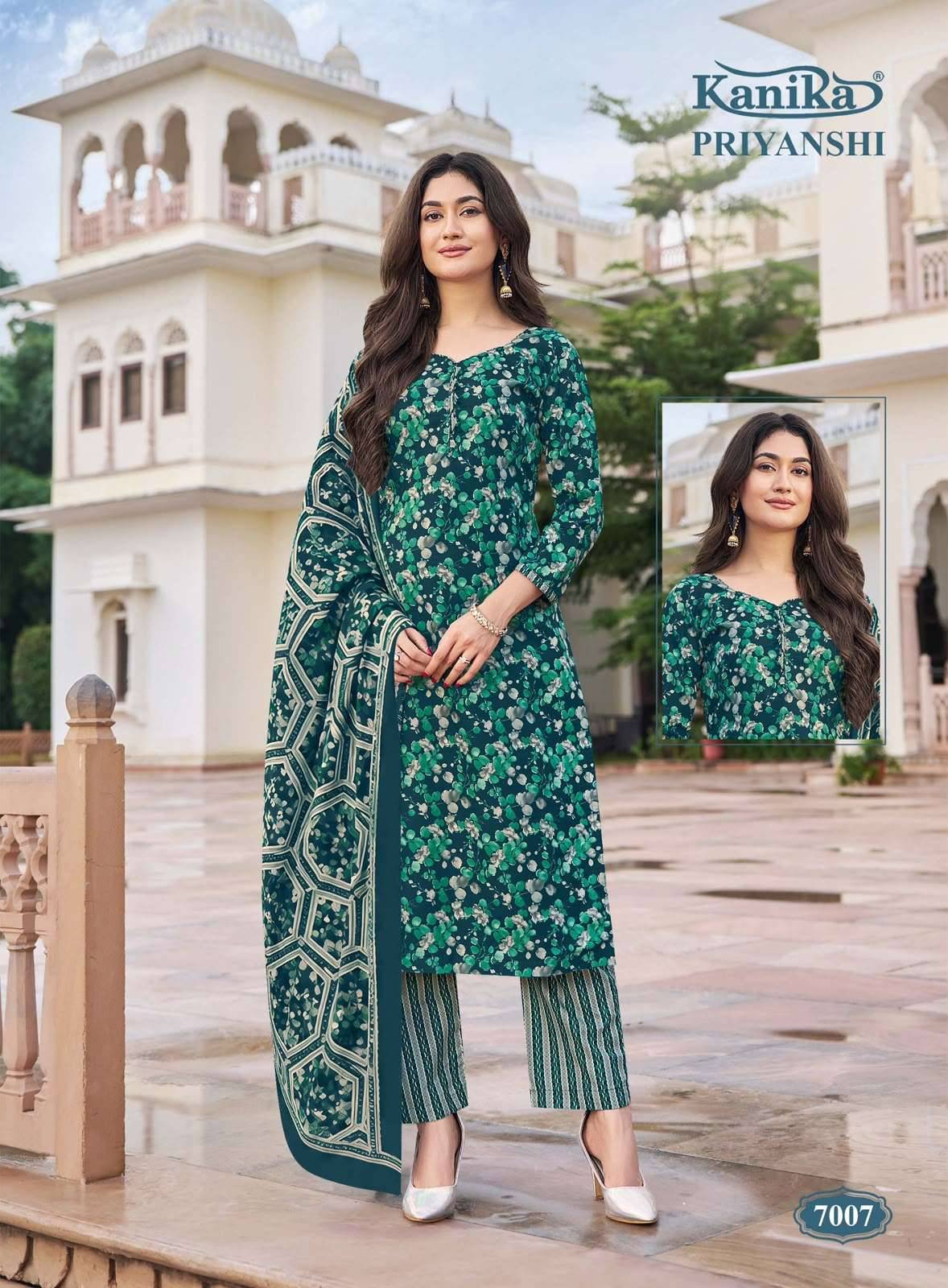 Kanika Priyanshi Vol 7 Readymade Suits Wholesale Price 12 Pcs Catalogue