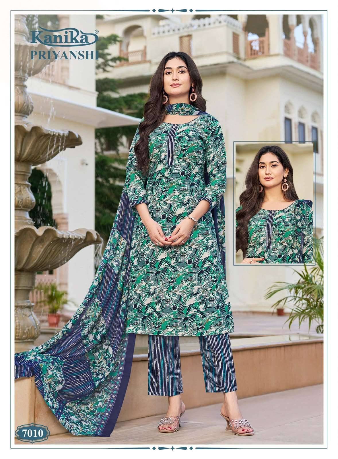 Kanika Priyanshi Vol 7 Readymade Suits Wholesale Price 12 Pcs Catalogue