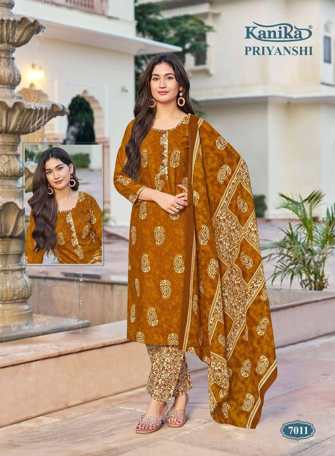 Kanika Priyanshi Vol 7 Readymade Suits Wholesale Price 12 Pcs Catalogue