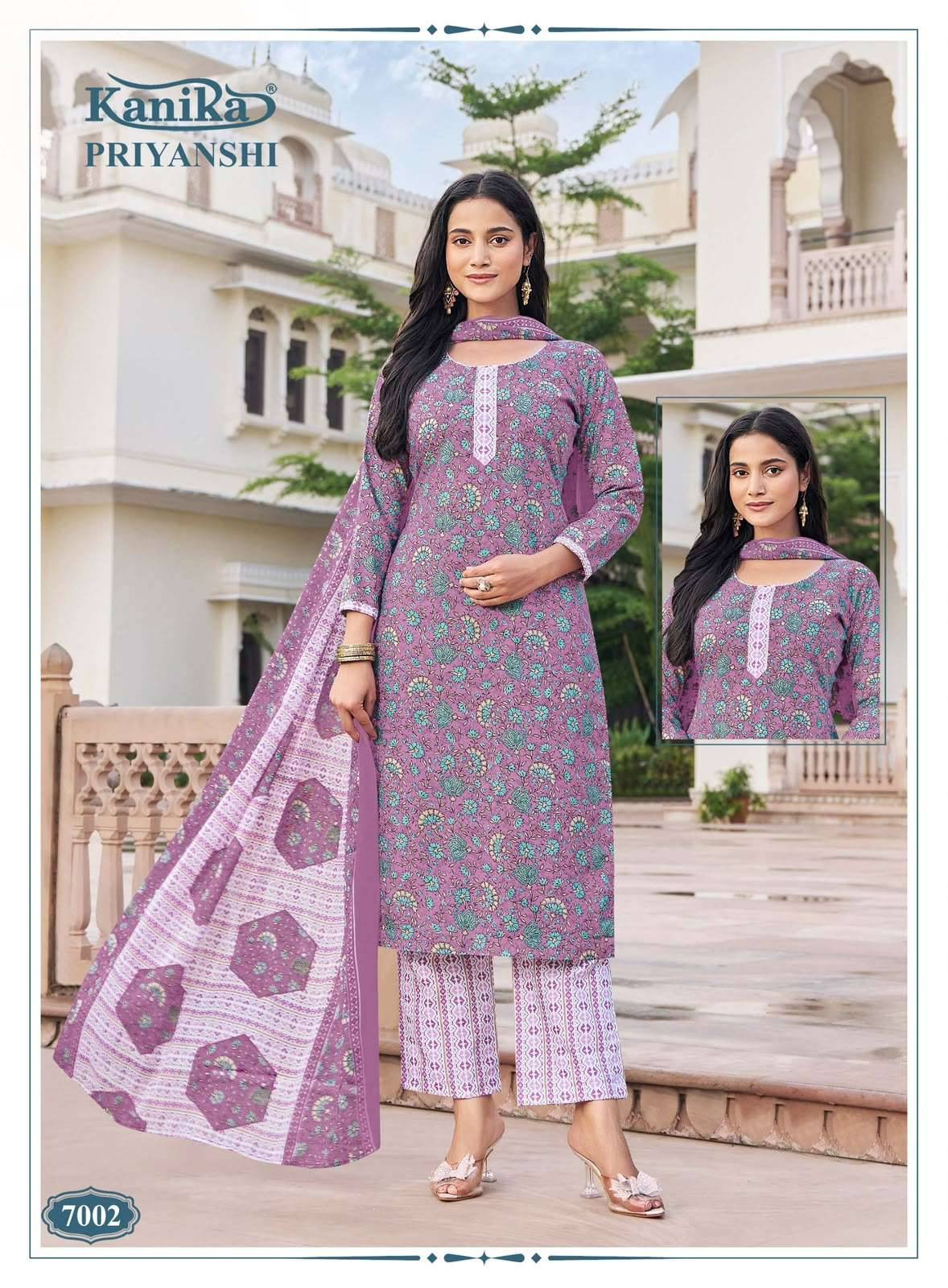 Kanika Priyanshi Vol 7 Readymade Suits Wholesale Price 12 Pcs Catalogue