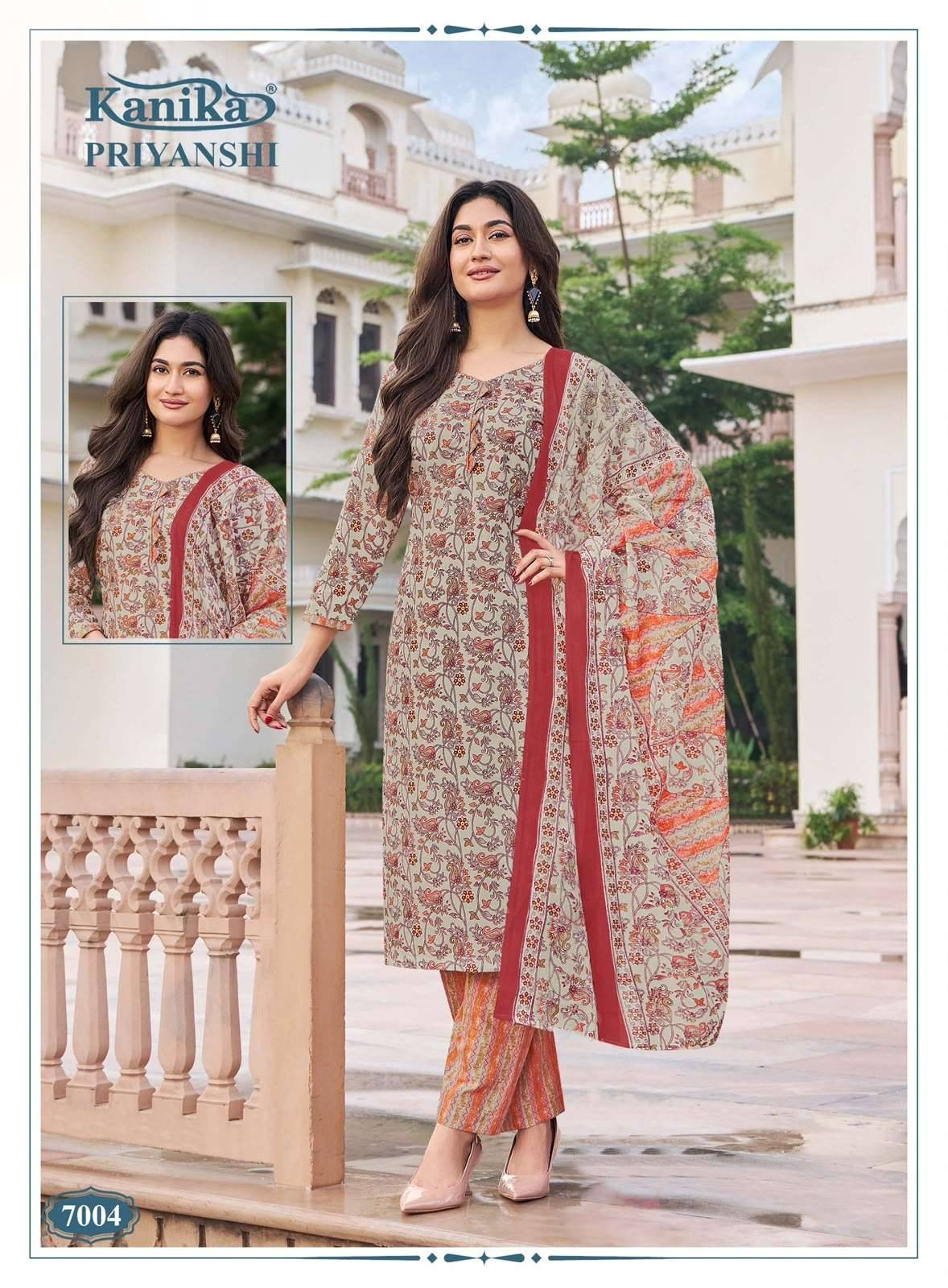 Kanika Priyanshi Vol 7 Readymade Suits Wholesale Price 12 Pcs Catalogue