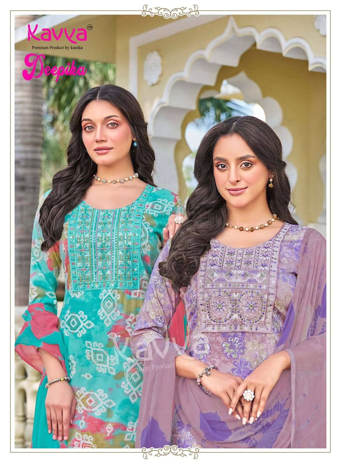 Kavya Deepika Vol 69 Readymade Kurti Pant Dupatta Set 10 Pcs Catalog 