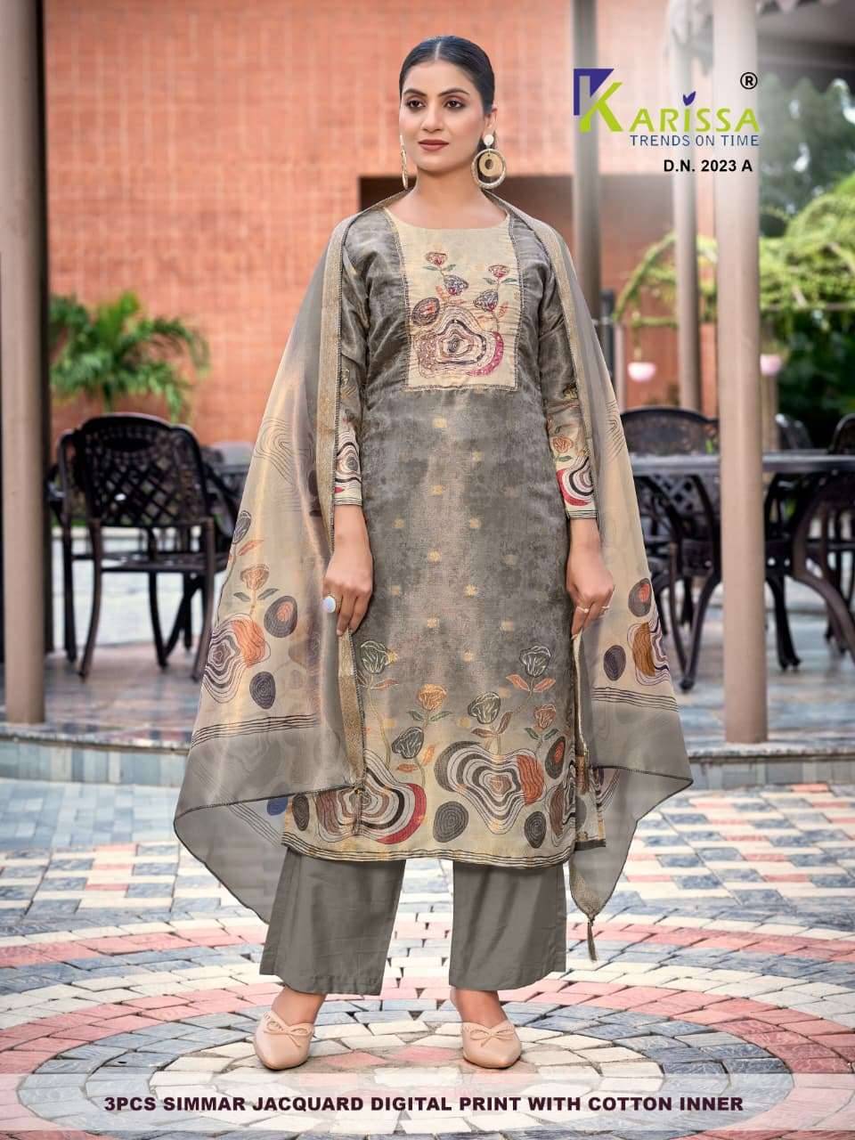 Kavya Pashmina Vol 24 Premium Cotton 3 Pec Set _ Surat Wholesale Market 10 Pcs Catalog 