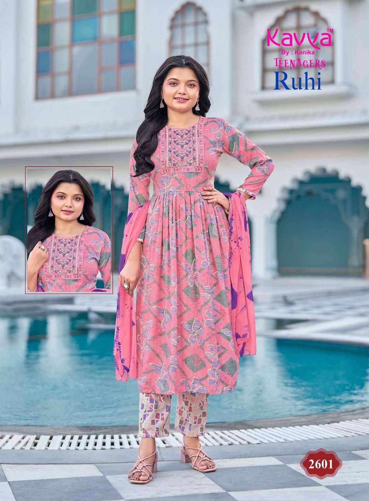 Kavya Ruhi Vol 26 Kids Wear Readymade Dress 10 Pcs Catalog 