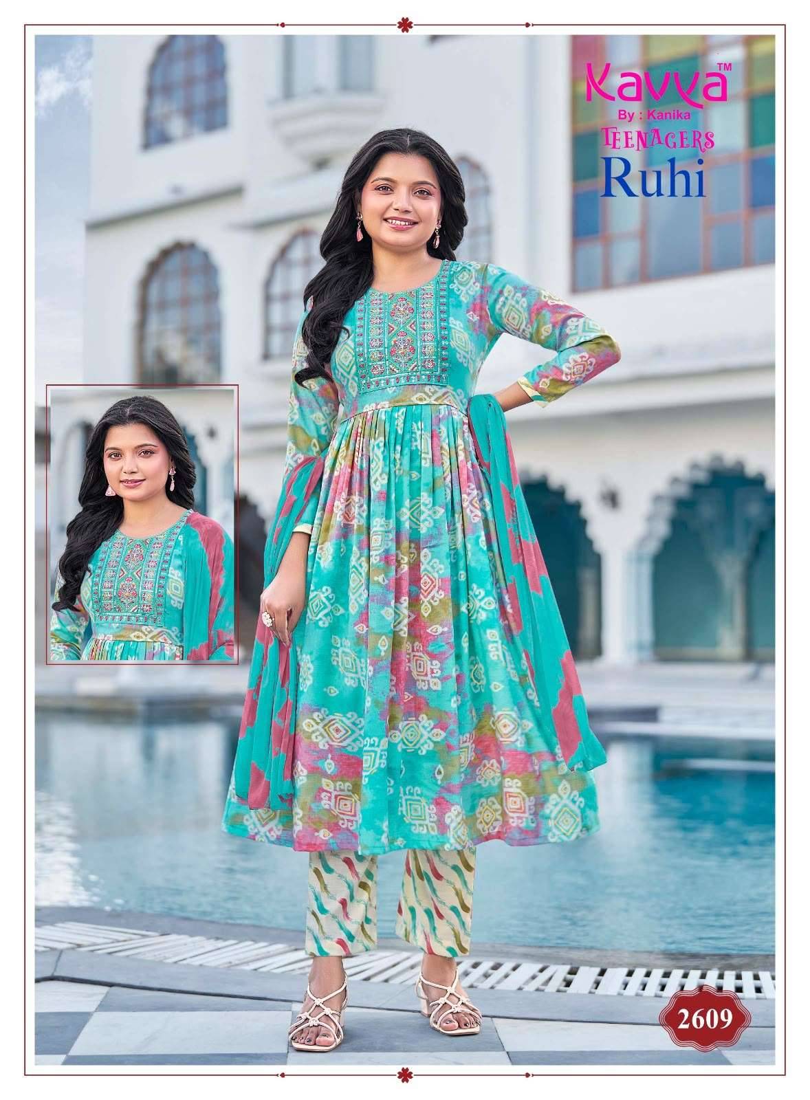Kavya Ruhi Vol 26 Kids Wear Readymade Dress 10 Pcs Catalog 