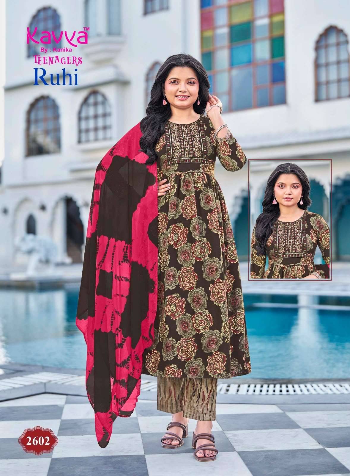 Kavya Ruhi Vol 26 Kids Wear Readymade Dress 10 Pcs Catalog 