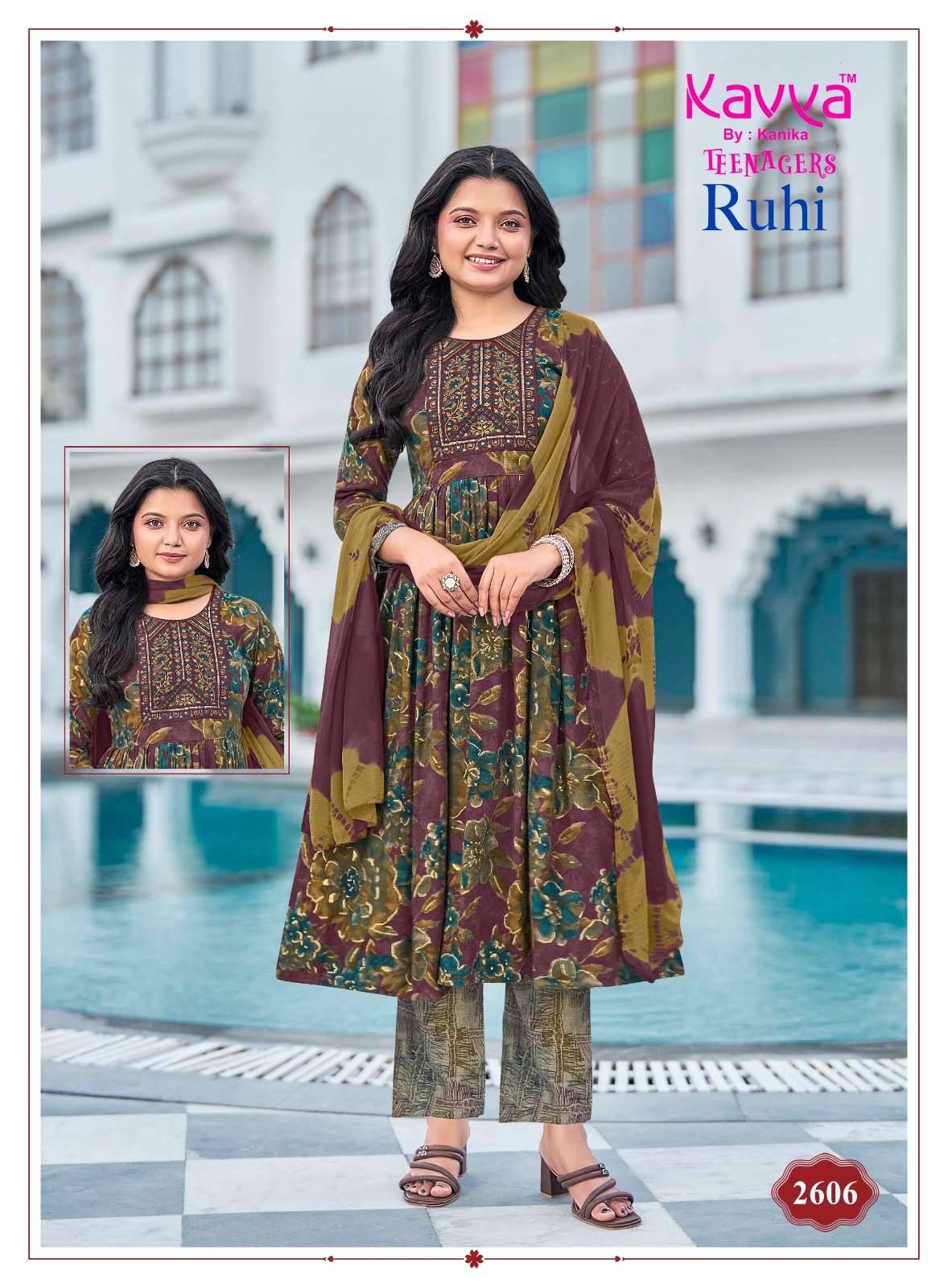Kavya Ruhi Vol 26 Kids Wear Readymade Dress 10 Pcs Catalog 