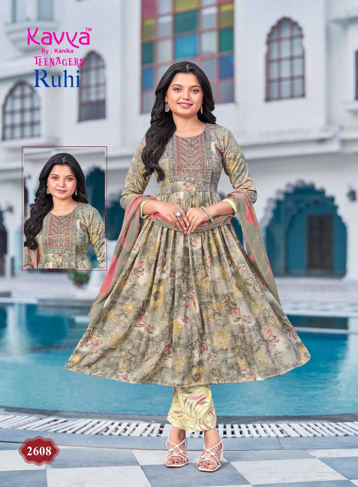Kavya Ruhi Vol 26 Kids Wear Readymade Dress 10 Pcs Catalog 