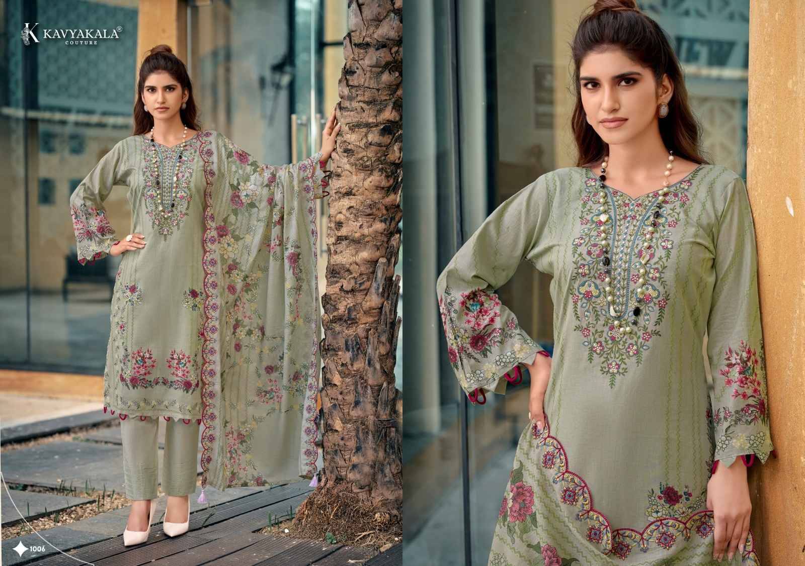 Kavyakala Anarkali Vol 27 Lawn Cotton Salwar Kameez 8 Pcs Catalog 