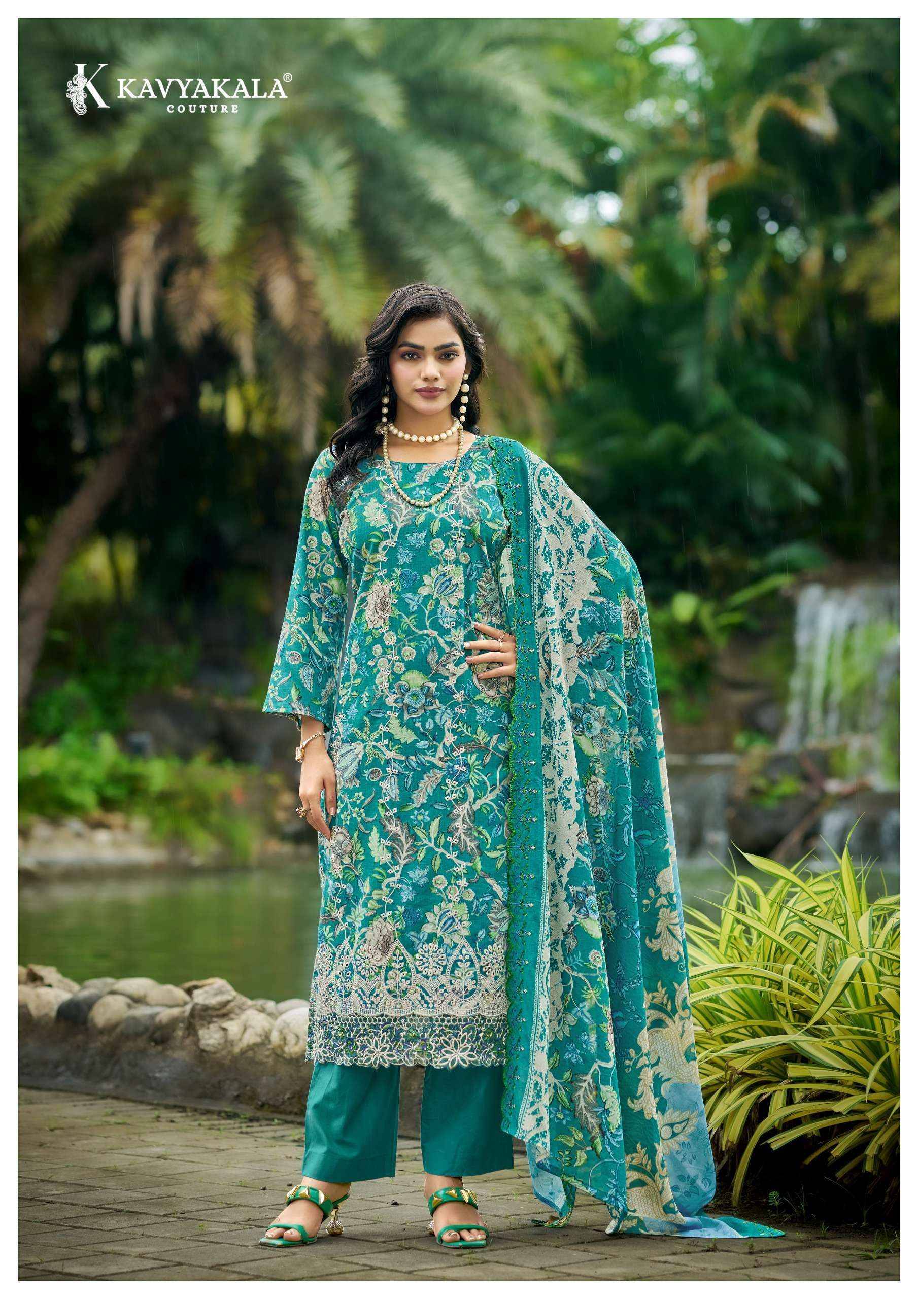 Kavyakala Nirmohi Vol 5 Lawn Cotton Salwar Kameez 8 Pcs Catalog 