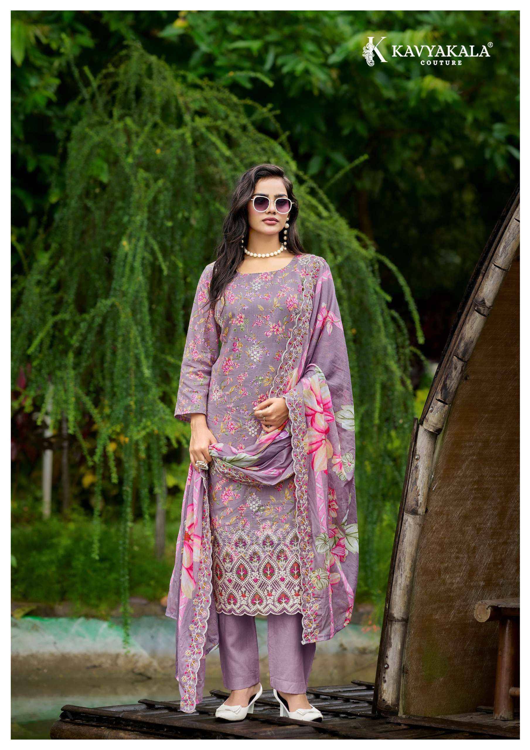 Kavyakala Nirmohi Vol 5 Lawn Cotton Salwar Kameez 8 Pcs Catalog 