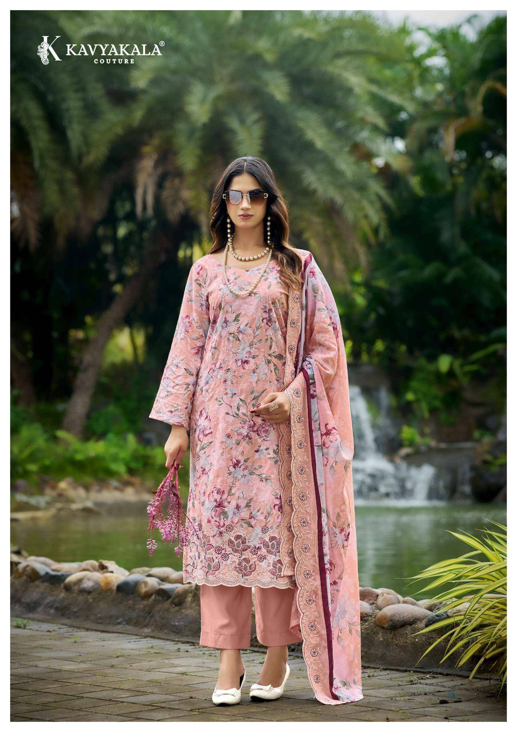 Kavyakala Nirmohi Vol 5 Lawn Cotton Salwar Kameez 8 Pcs Catalog 