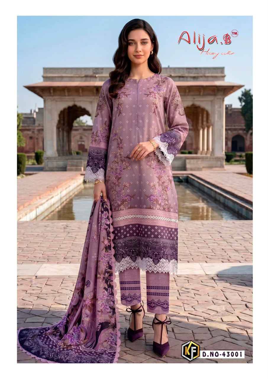 Keval Fab Alija B Vol 43 Cotton Salwar Suit _ Surat Wholesale Market Price ( Pcs Catalog )