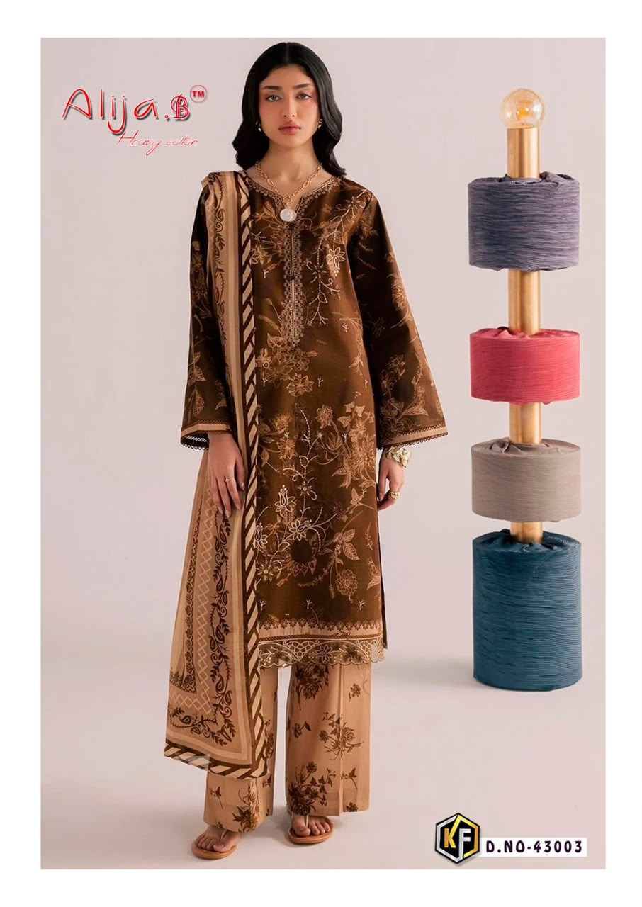 Keval Fab Alija B Vol 43 Cotton Salwar Suit _ Surat Wholesale Market Price ( Pcs Catalog )