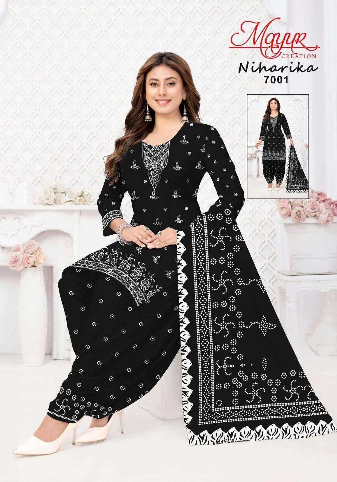 Mayur Niharika Vol 7 Pure Cotton Salwar Kameez _ Surat Wholesale Market Price  ( 10 Pcs Catalog )
