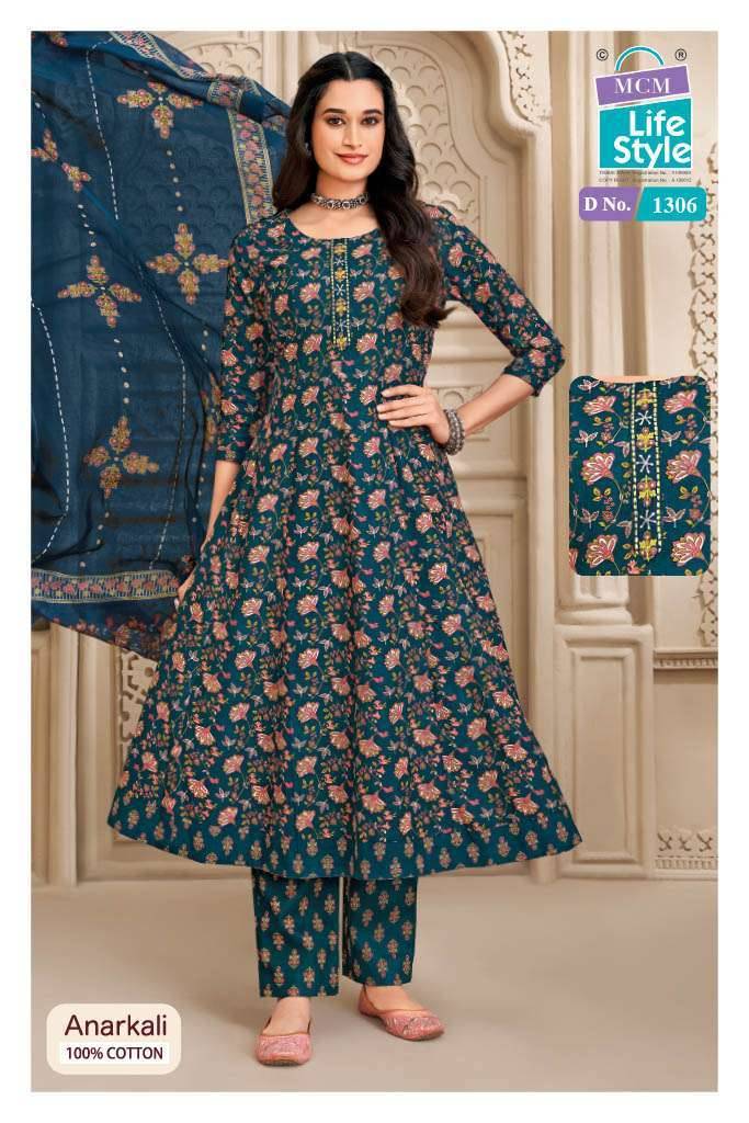 MCM LIFESTYLE ANARKALI VOL 13 ANARKALI SUITS 10 PCS CATALOG