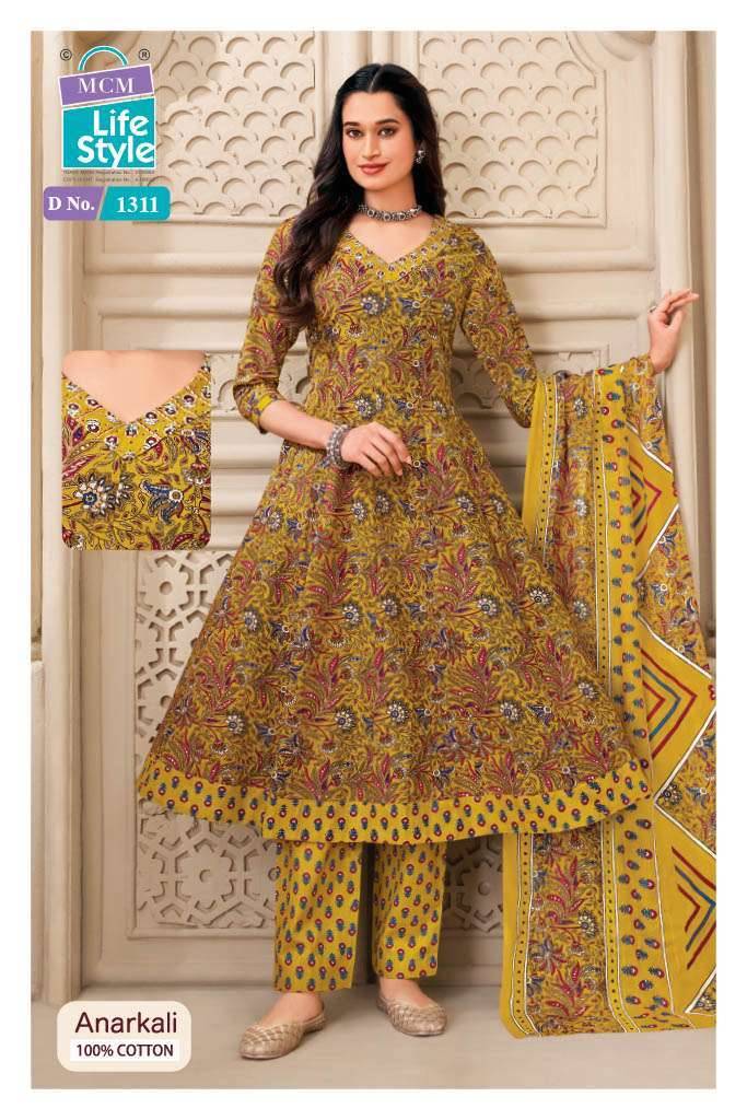 MCM LIFESTYLE ANARKALI VOL 13 ANARKALI SUITS 10 PCS CATALOG