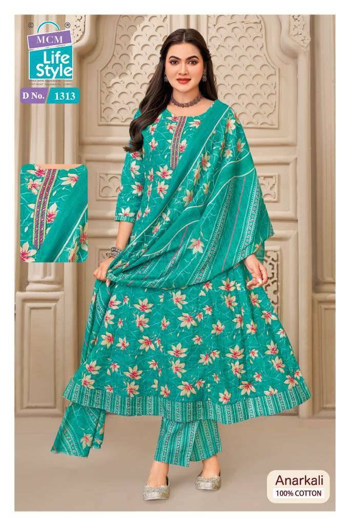 MCM LIFESTYLE ANARKALI VOL 13 ANARKALI SUITS 10 PCS CATALOG