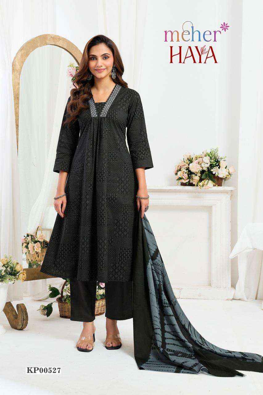 Meher Haya Readymade Fancy 3 Pec Pair Set _ Surat Wholesale Market Price ( 6 Pcs Catalog )