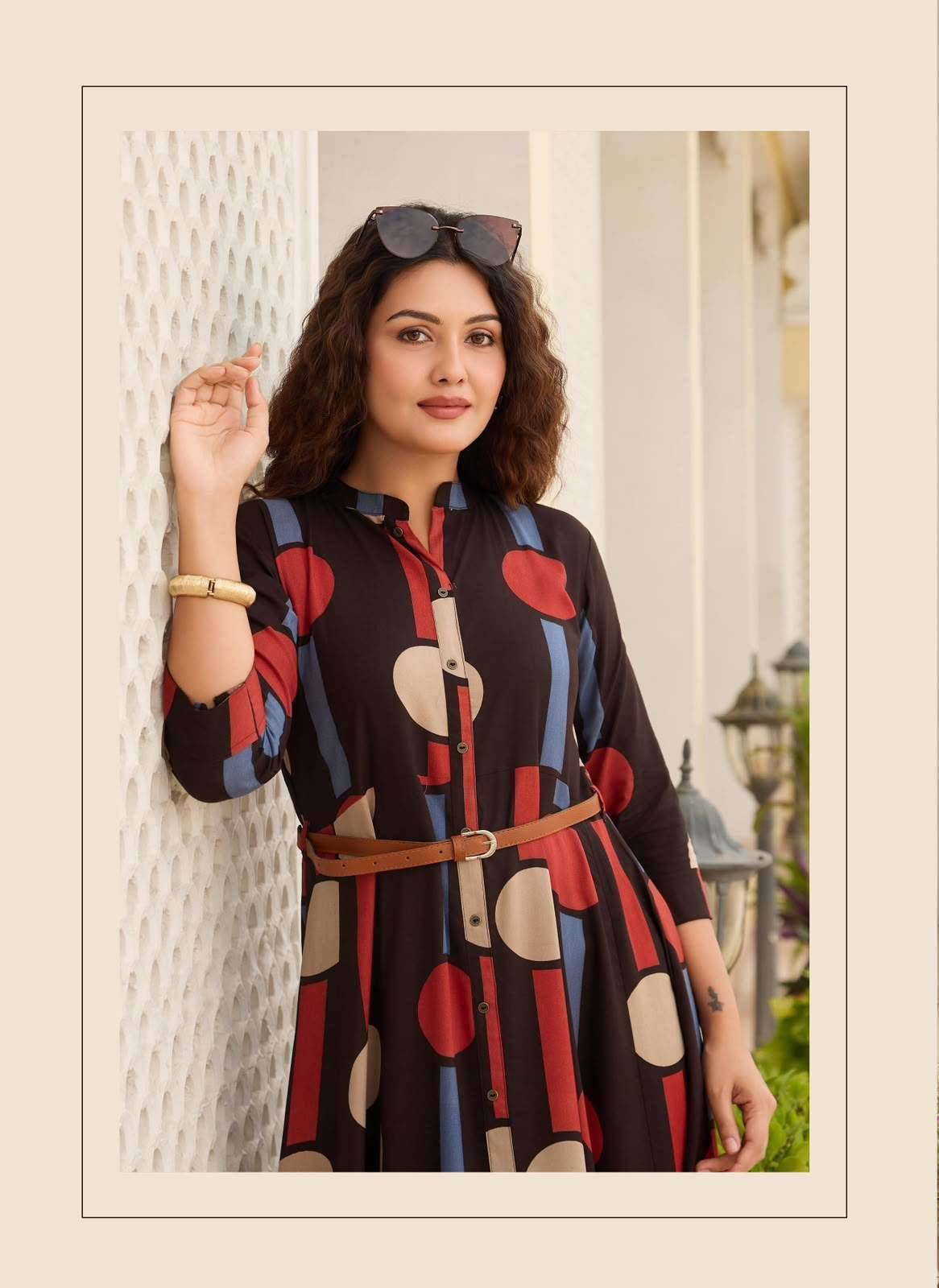 Mittoo Belt Vol 28 Reyon Kurti At Wholesale Price 6 Pcs Catalog