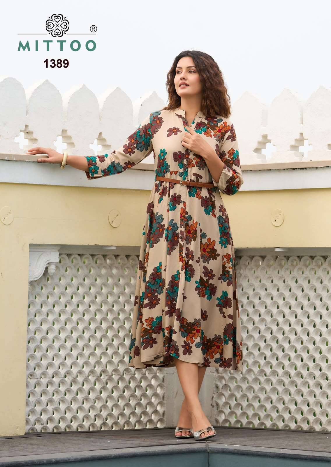Mittoo Belt Vol 28 Reyon Kurti At Wholesale Price 6 Pcs Catalog