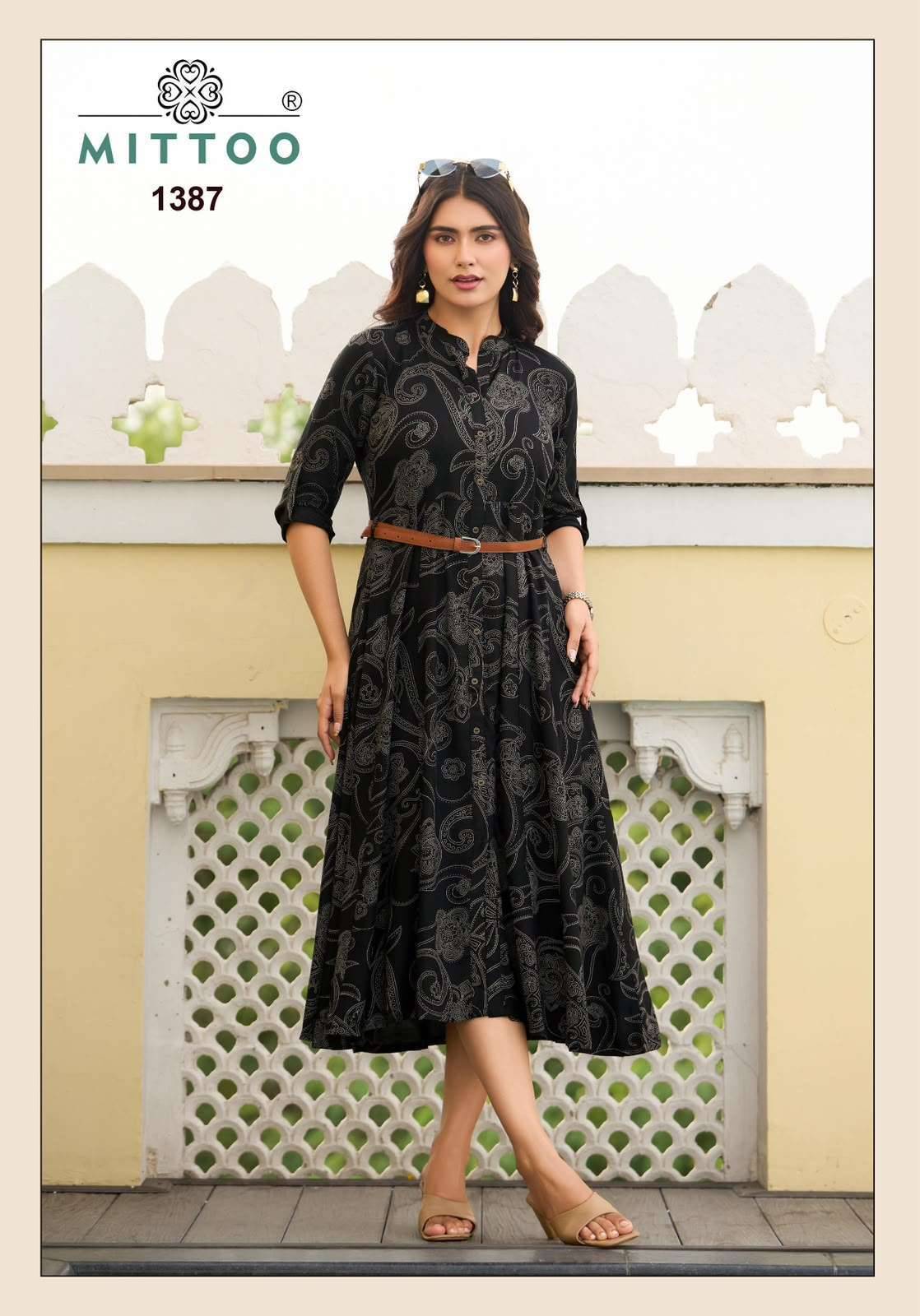 Mittoo Belt Vol 28 Reyon Kurti At Wholesale Price 6 Pcs Catalog