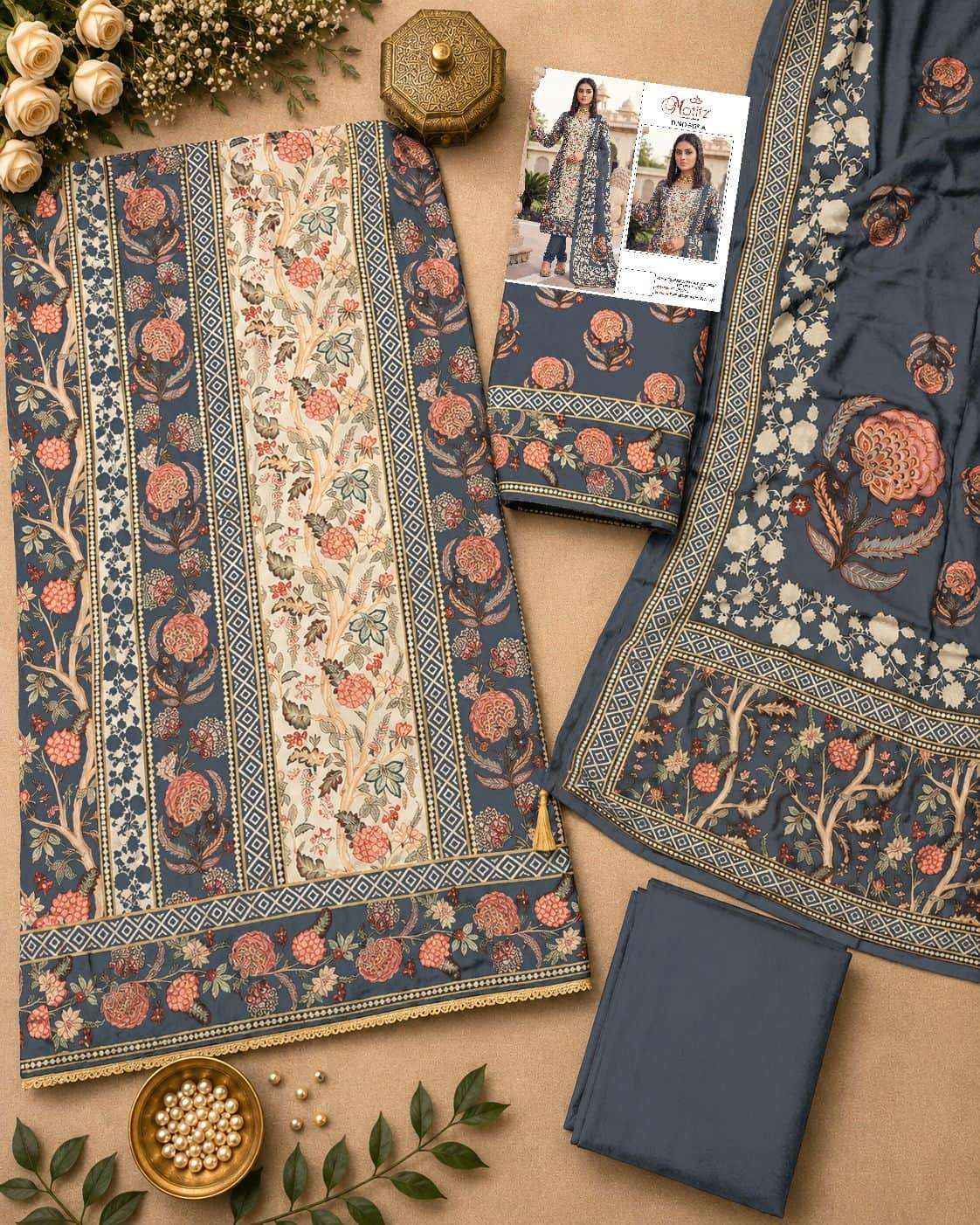 Motifz D 5458 Abcd Pure Viscose Muslin Pakistani Dress 4 Pcs Catalogue