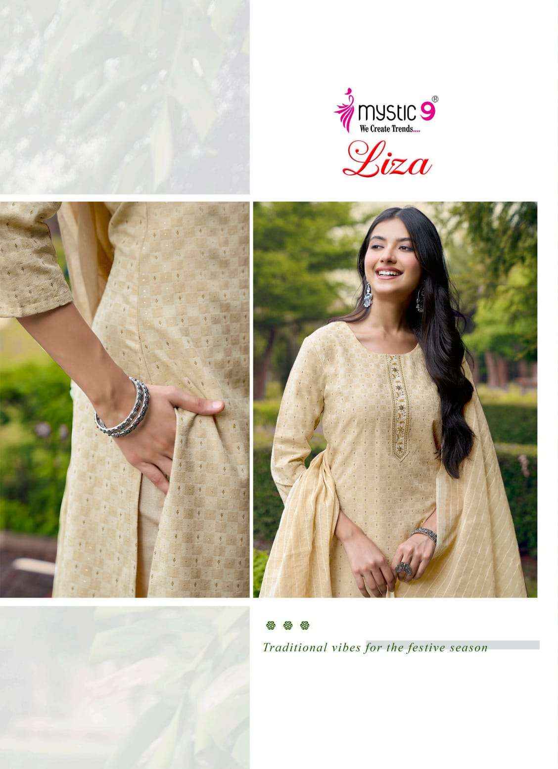 Mystic 9 Liza Vol 6 Fancy Handloom Cotton 3 Piece Pair Set _ Surat Wholesale Market Price ( 8 Pcs Catalog )