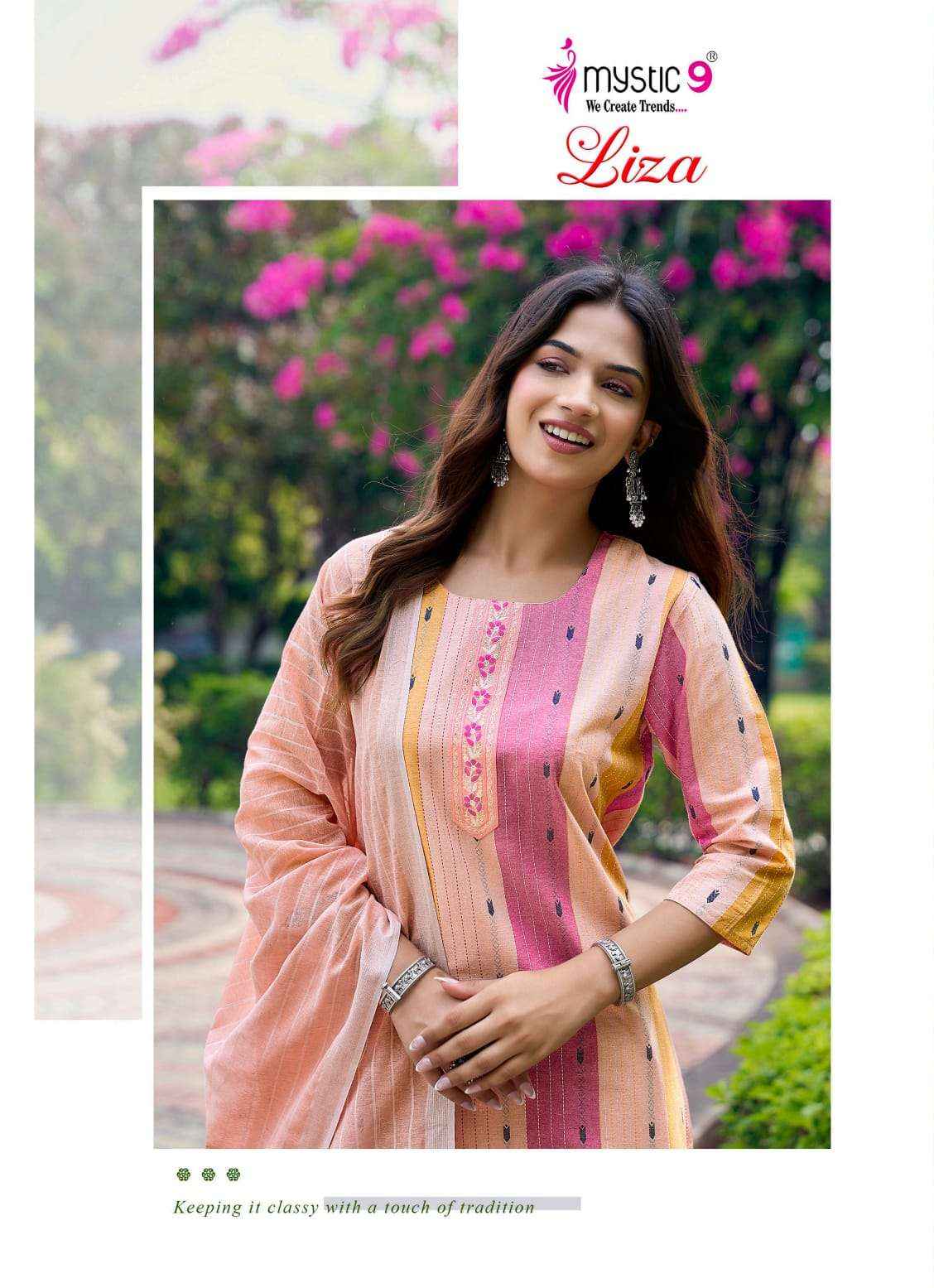 Mystic 9 Liza Vol 6 Fancy Handloom Cotton 3 Piece Pair Set _ Surat Wholesale Market Price ( 8 Pcs Catalog )