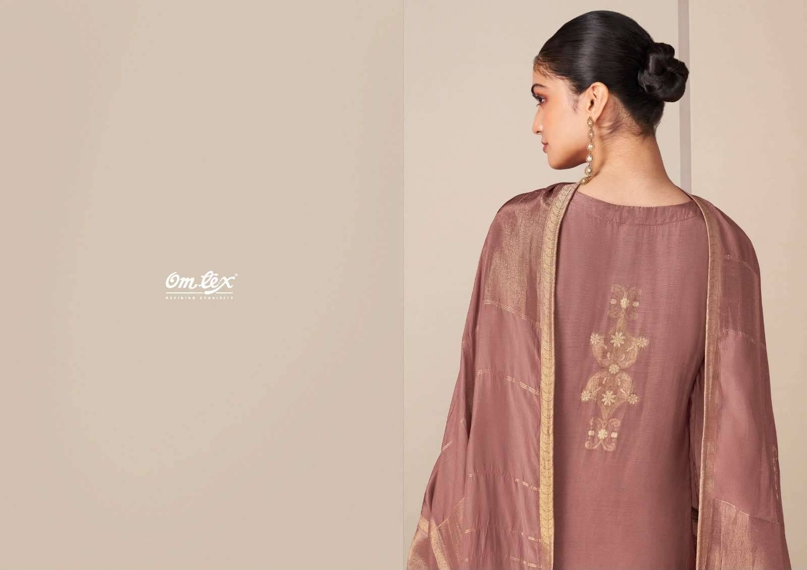 Omtex Rangtaari Exclusive Muslin Jacquard Salwar Suit _ Surat Wholesale Market Price ( 4 Pcs Catalog )