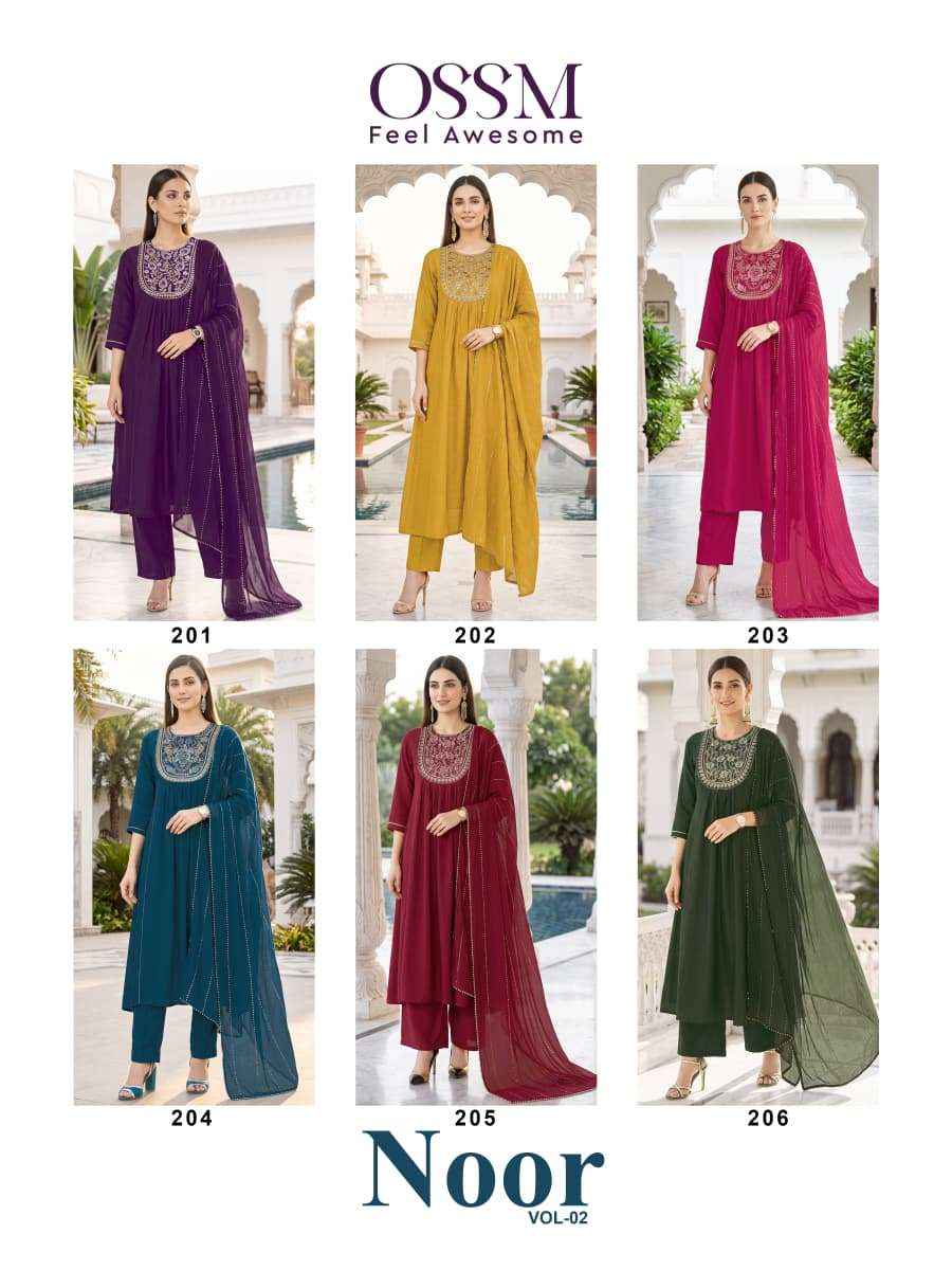 Ossm Noor Vol 2 Readymade Suits | B2B Wholesale Site ( 6 Pcs Catalogue )