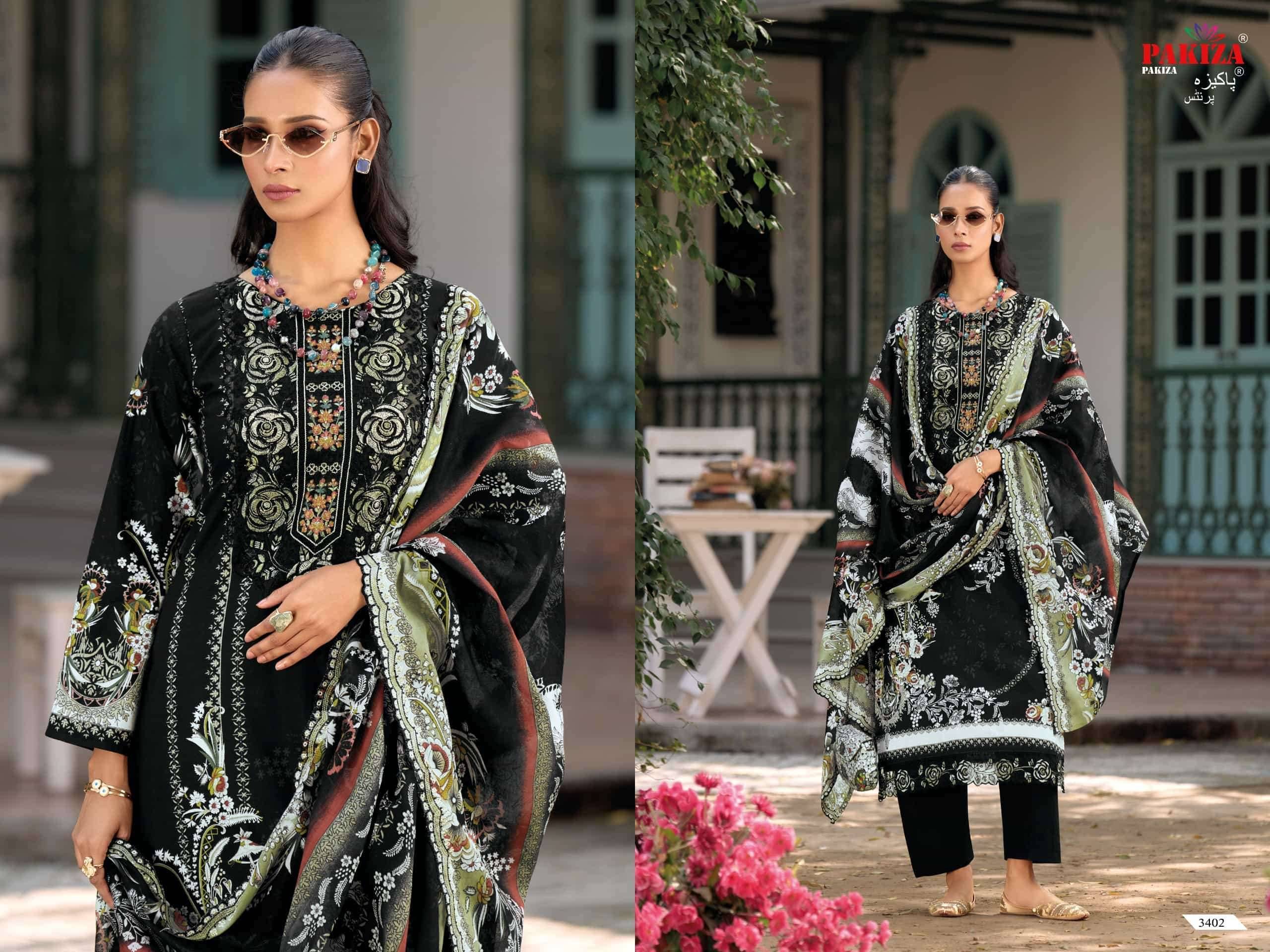 Pakiza Prints Haniya Hiba Vol 34 Lawn Salwar Suits 10 Pcs Catalogue | Wholesale Dealer