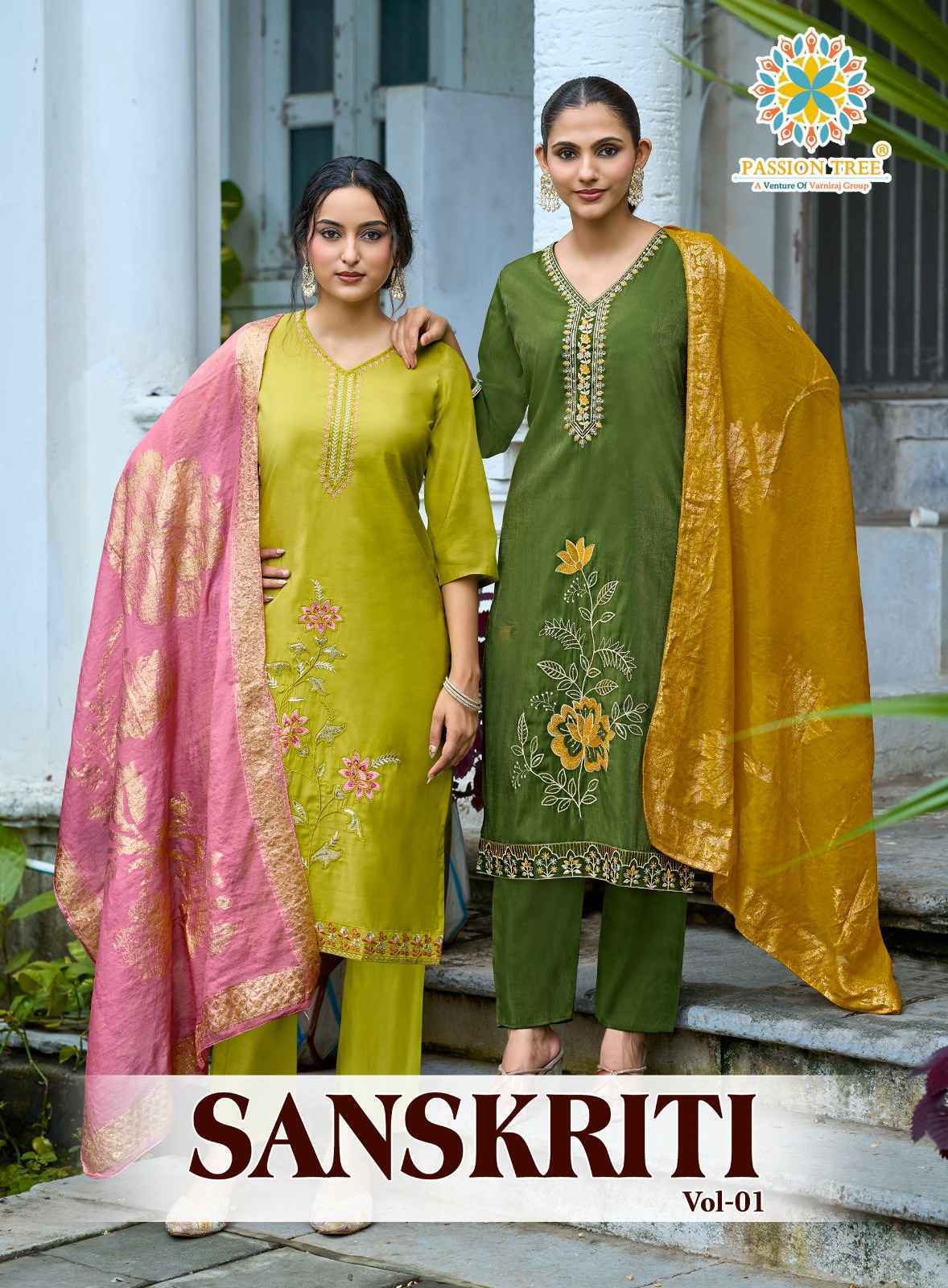 Passion Tree Sanskriti Vol 1 Kurti | Buy At Direct Factory Price ( 8 Pcs Catalogue )