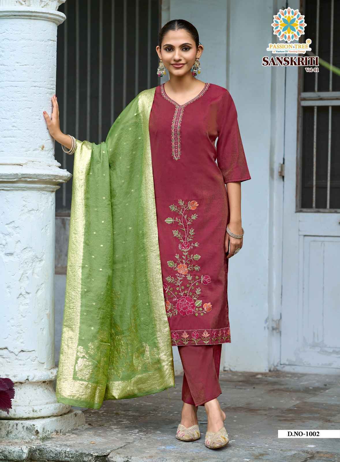 Passion Tree Sanskriti Vol 1 Kurti | Buy At Direct Factory Price ( 8 Pcs Catalogue )