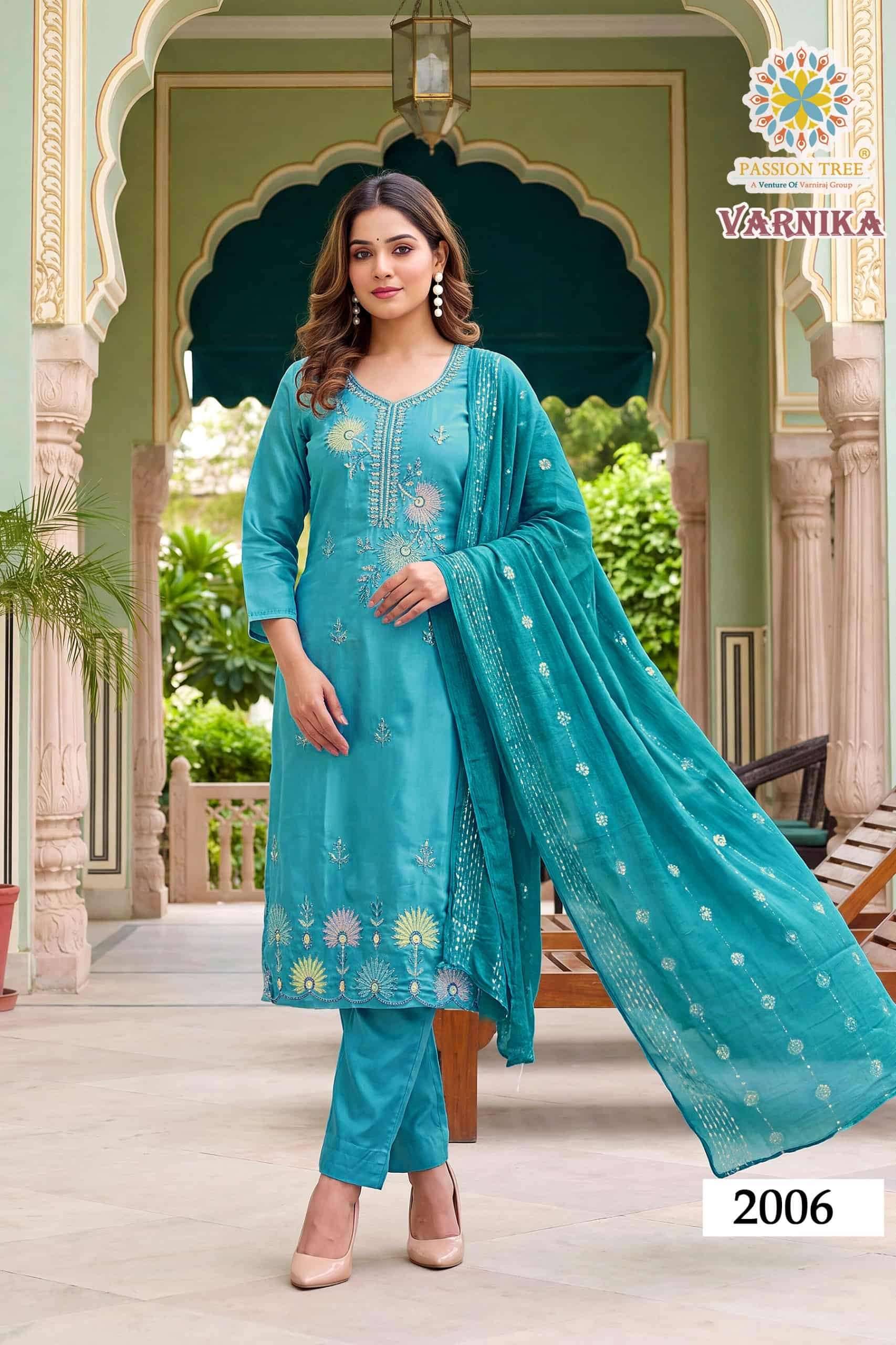 Passion Varnika Vol 2 Readymade Suits Wholesale Price 8 Pcs Catalog