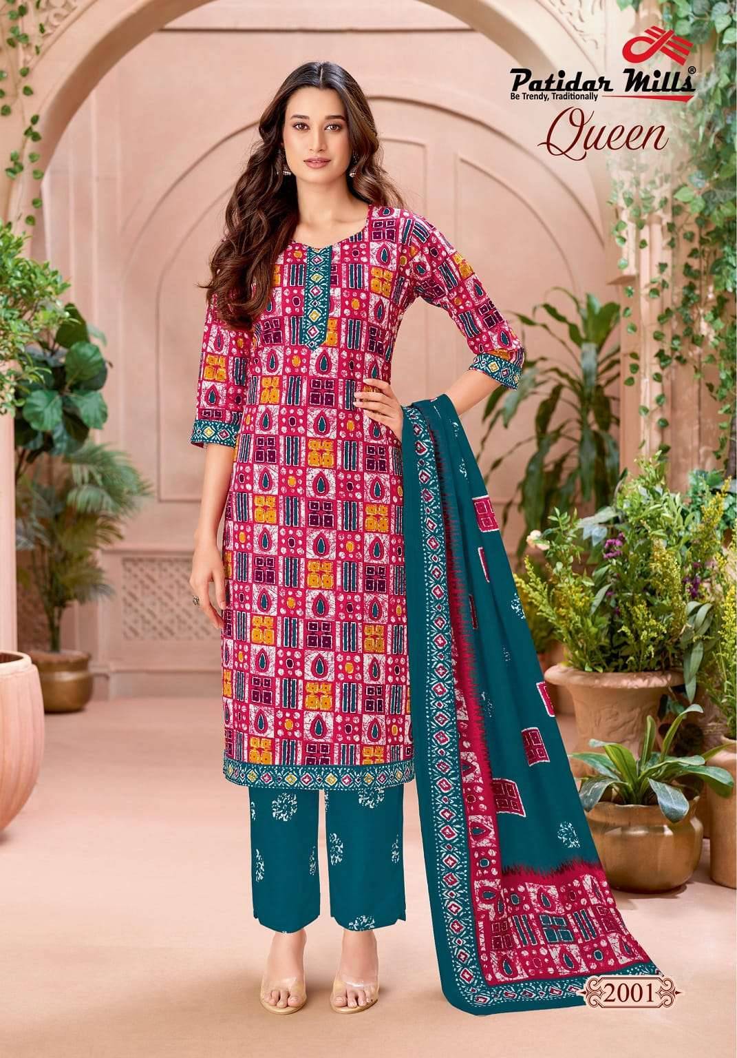 Patidar Mills Queen Vol 2 Readymade Cotton Batik Suit 10 Pcs Catalog
