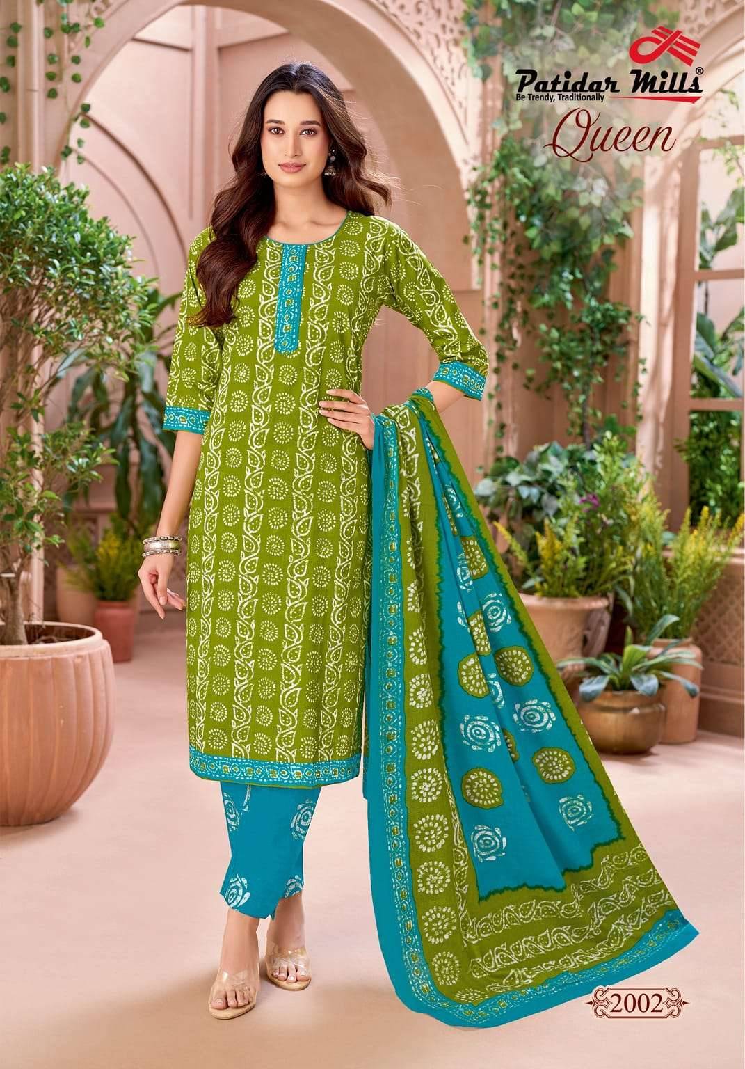 Patidar Mills Queen Vol 2 Readymade Cotton Batik Suit 10 Pcs Catalog