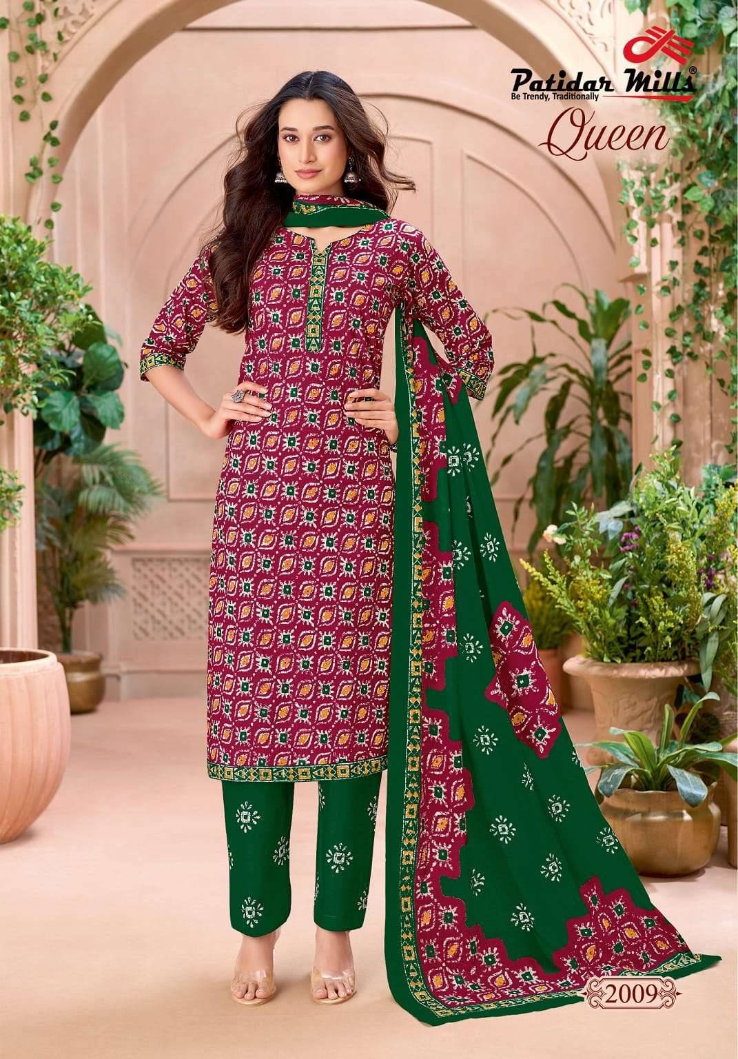 Patidar Mills Queen Vol 2 Readymade Cotton Batik Suit 10 Pcs Catalog