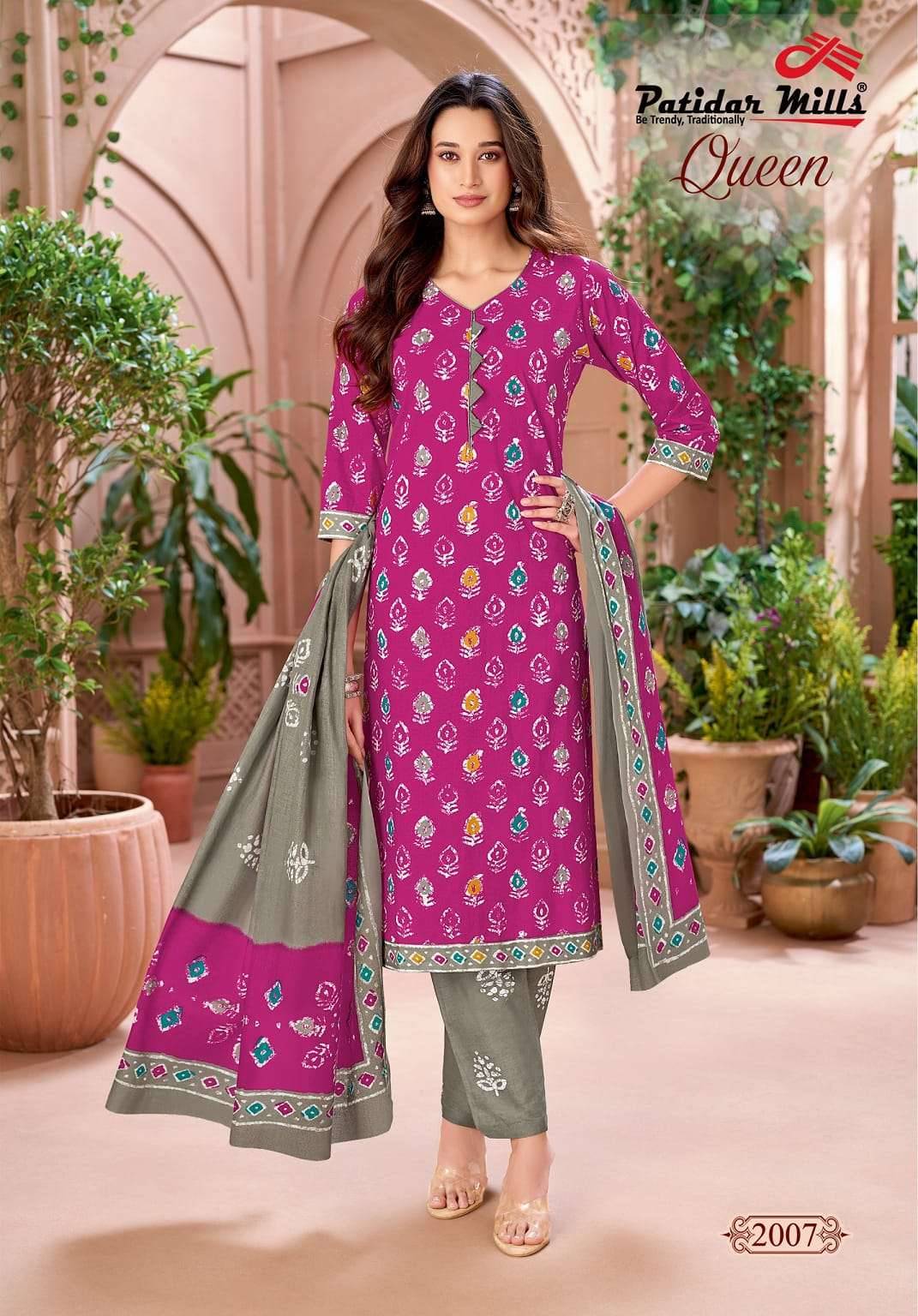 Patidar Mills Queen Vol 2 Readymade Cotton Batik Suit 10 Pcs Catalog