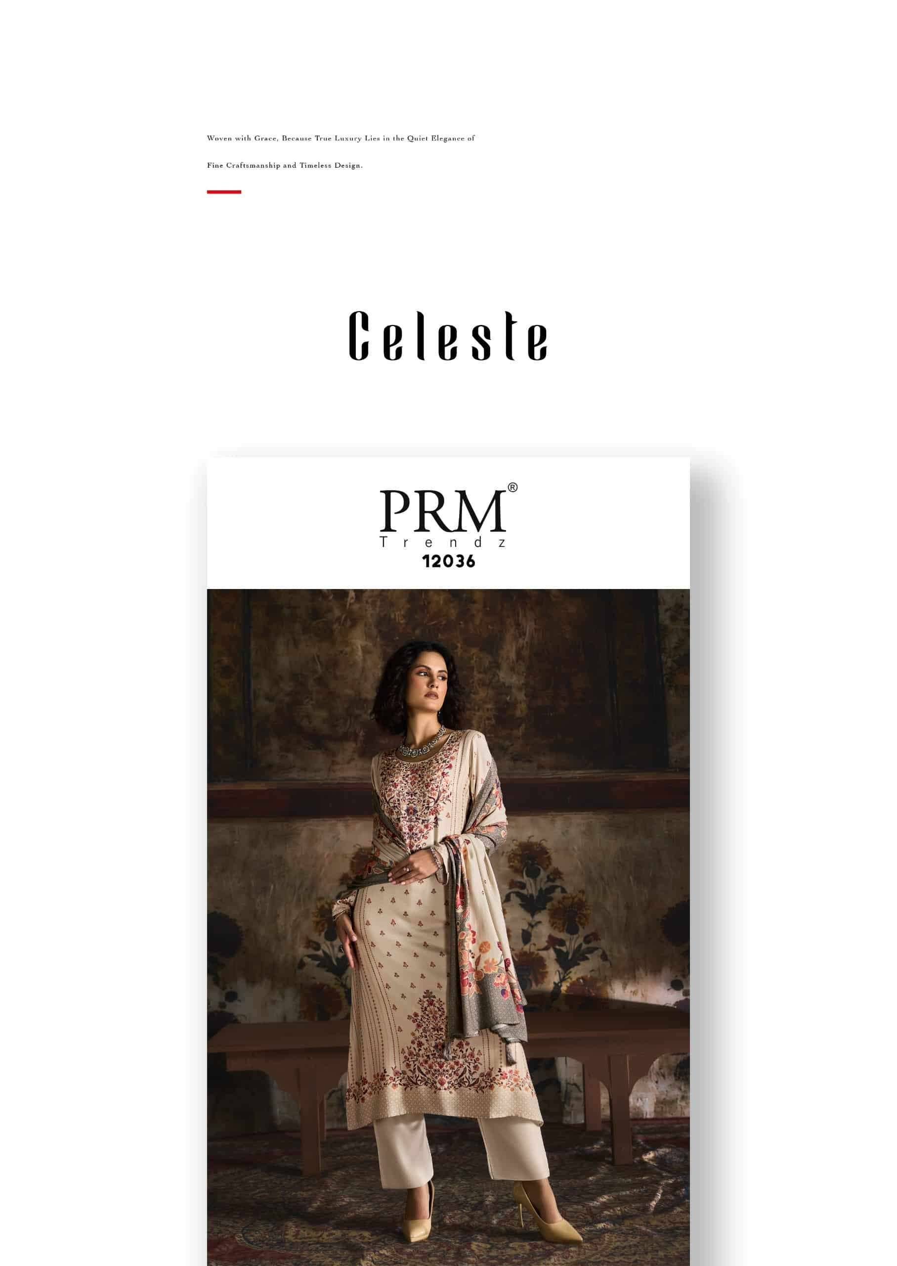 Prm Trendz Uzmaa Pashmina Salwar Suit _ Surat Wholesale Market 6 Pcs Catalog 