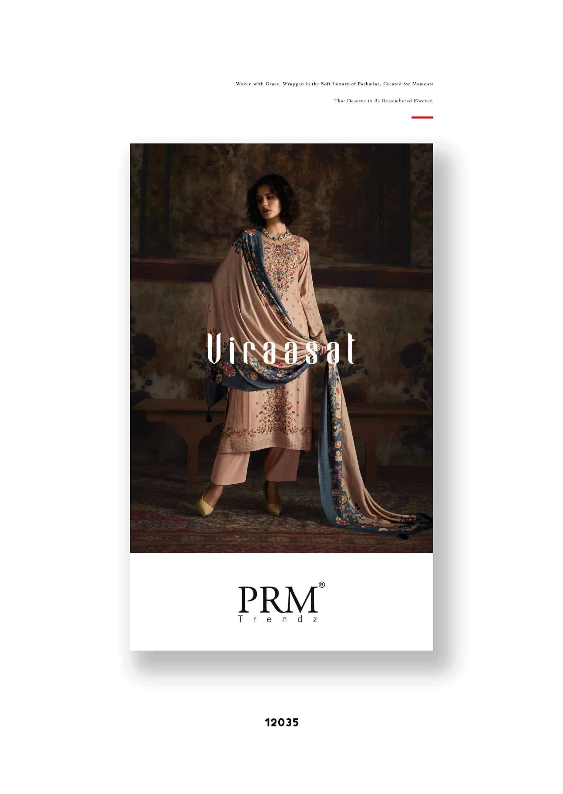 Prm Trendz Uzmaa Pashmina Salwar Suit _ Surat Wholesale Market 6 Pcs Catalog 