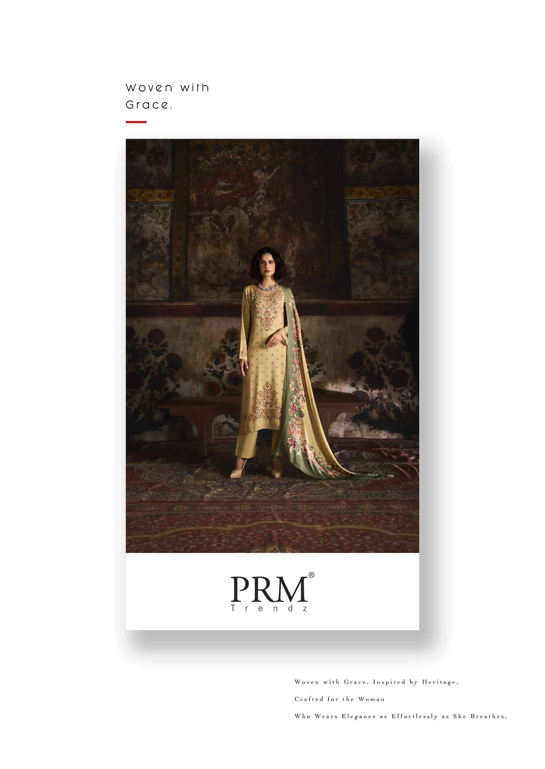 Prm Trendz Uzmaa Pashmina Salwar Suit _ Surat Wholesale Market 6 Pcs Catalog 